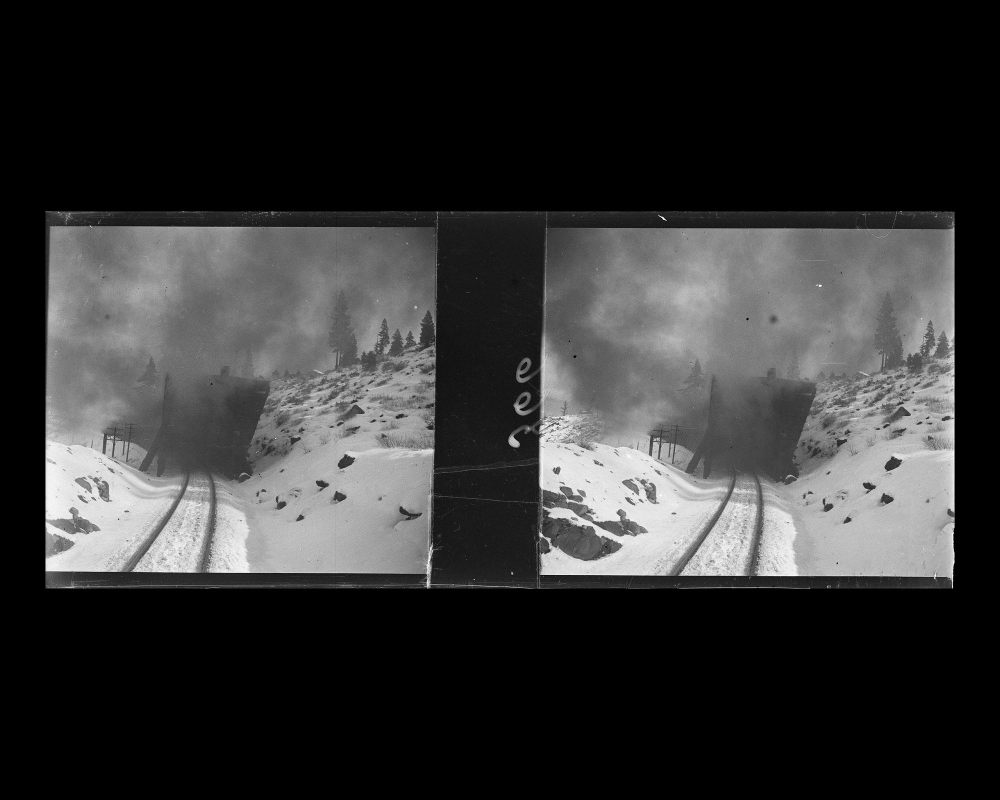 Image représentant Un tunnel en planche dans la Sierra Nevada