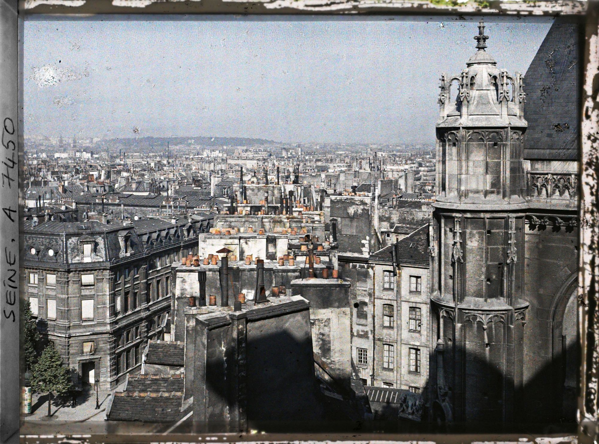 Image représentant Panorama pris de l'église Saint-Gervais-Saint-Protais