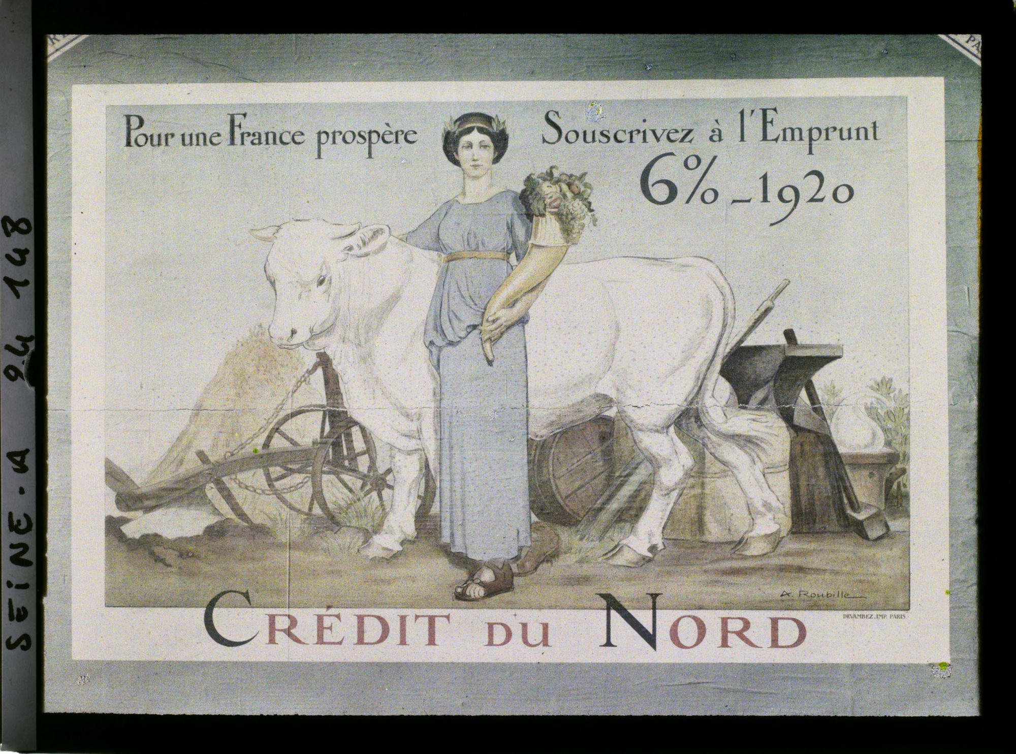 Image représentant Affiche de l'emprunt national de 1920, Crédit du Nord