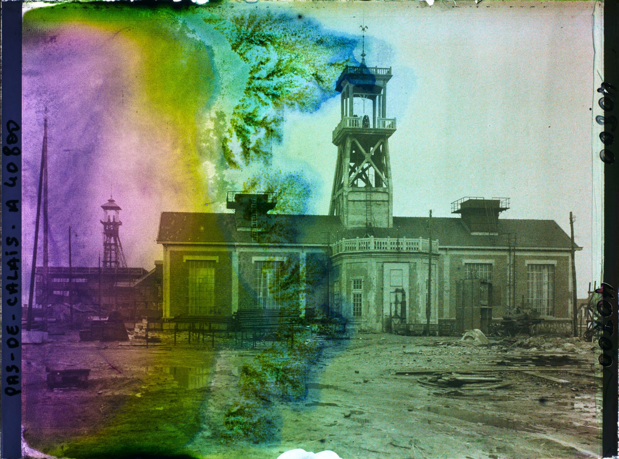 Image représentant France, Lens, Mine du Grand Condé les puits N° 2 et 2 bis