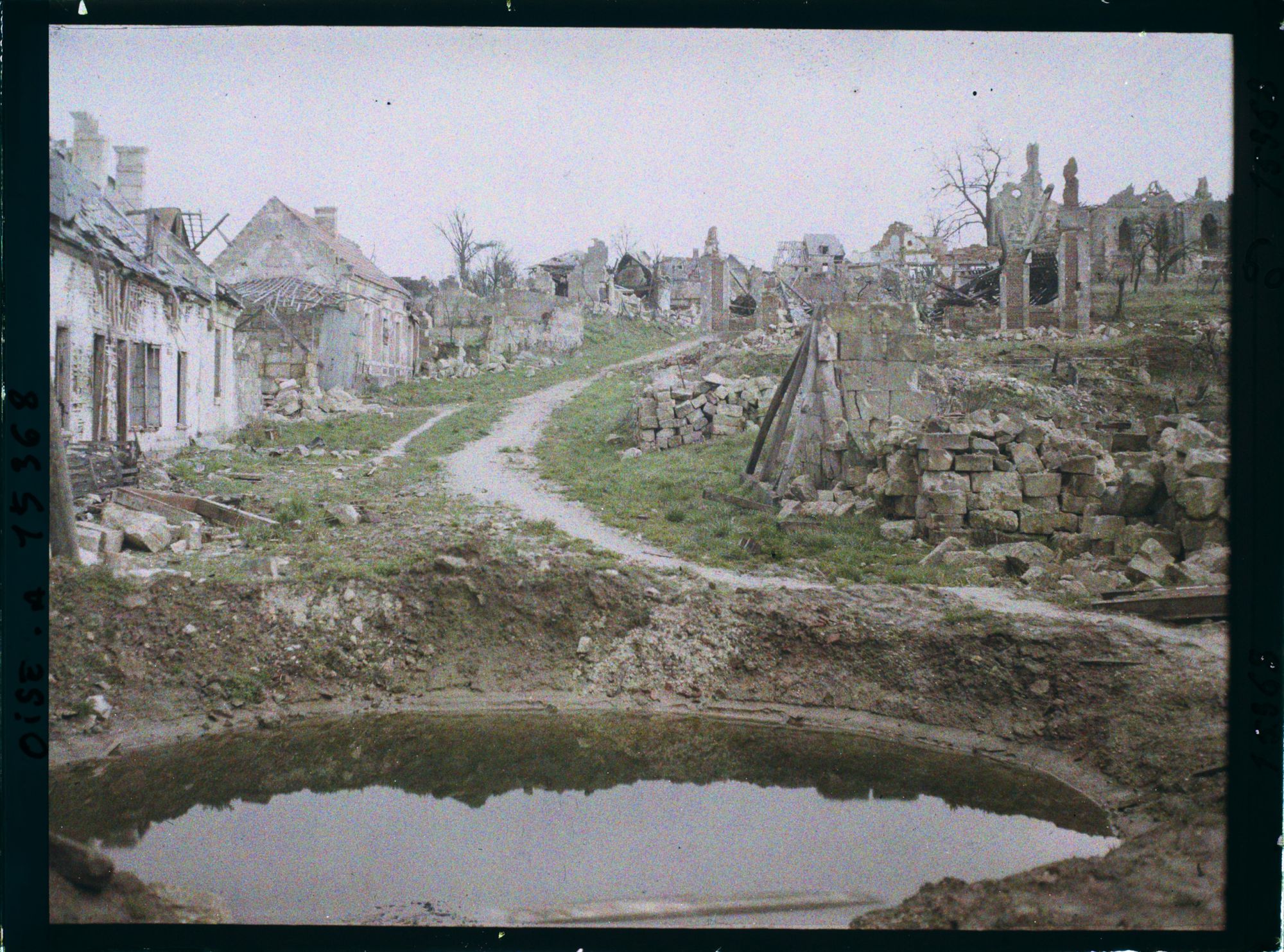 Image représentant France, Thiescourt, Guerre Les Ruines du Village