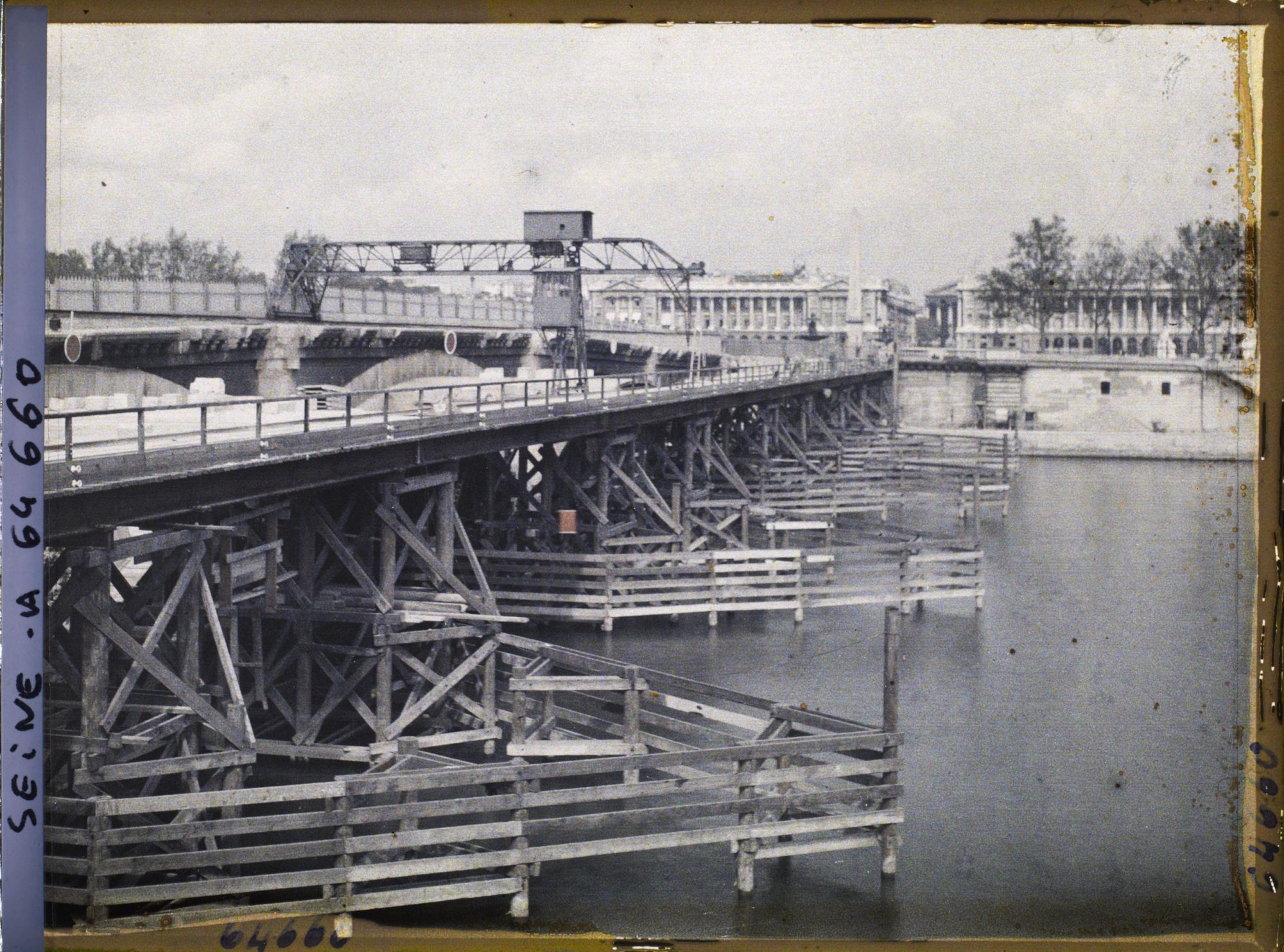 Image représentant Travaux d'élargissement du pont de la Concorde