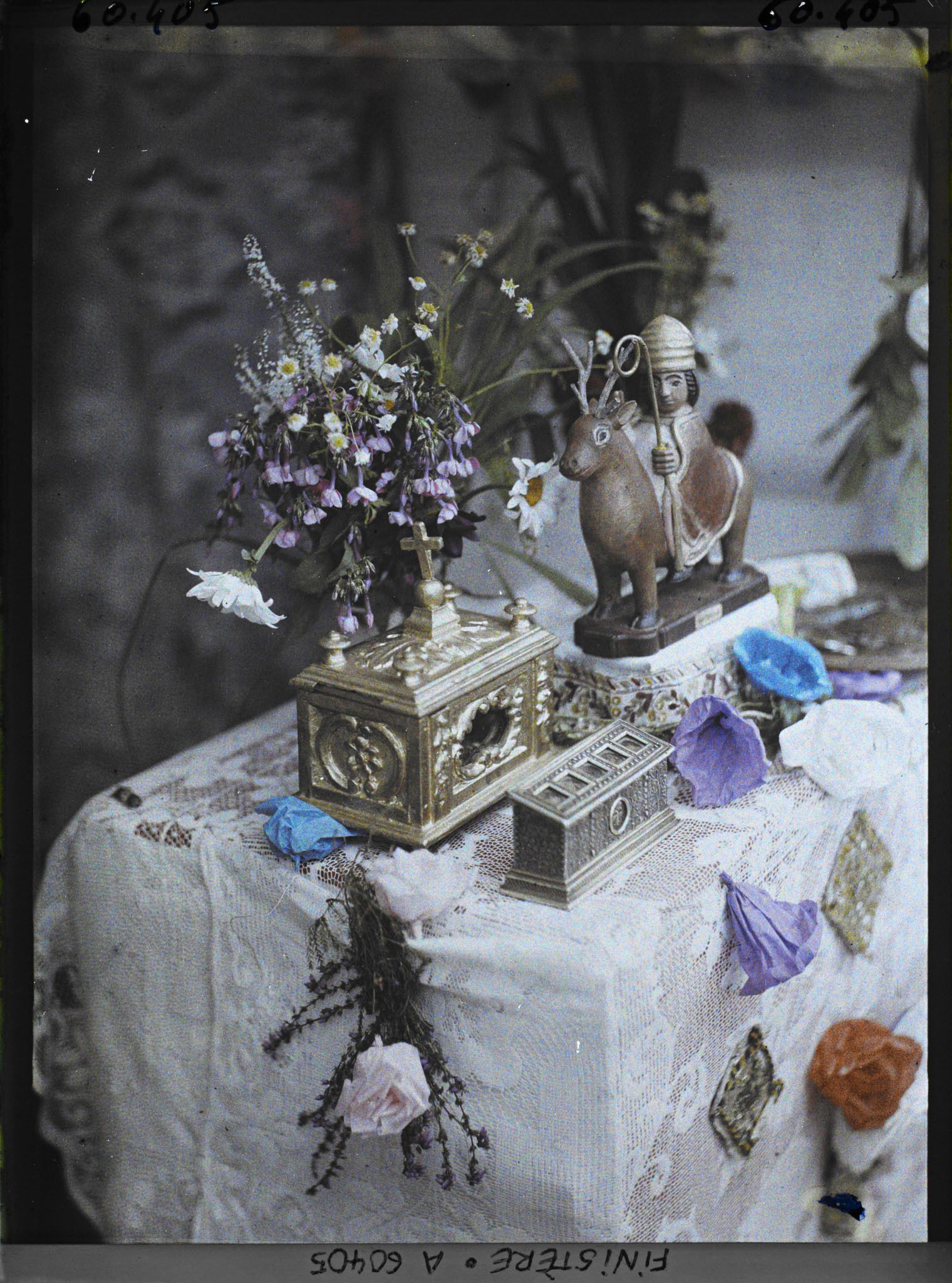 Image représentant Le reposoir de saint Théleau sur le parcours de la Grande Troménie