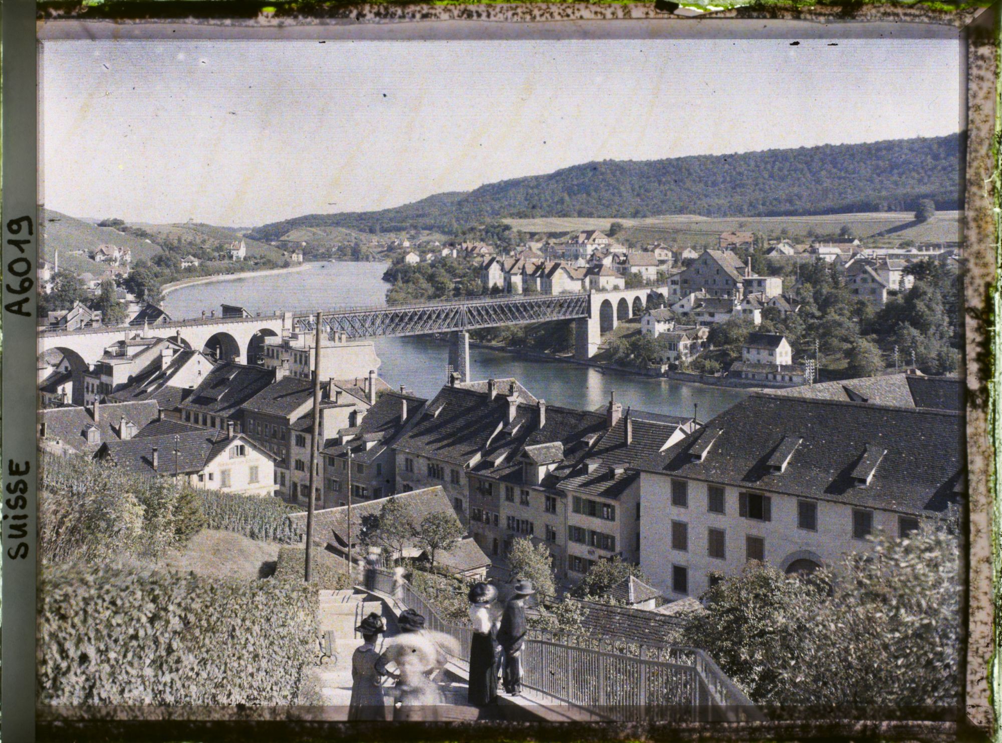 Image représentant Le pont ferroviaire sur le Rhin