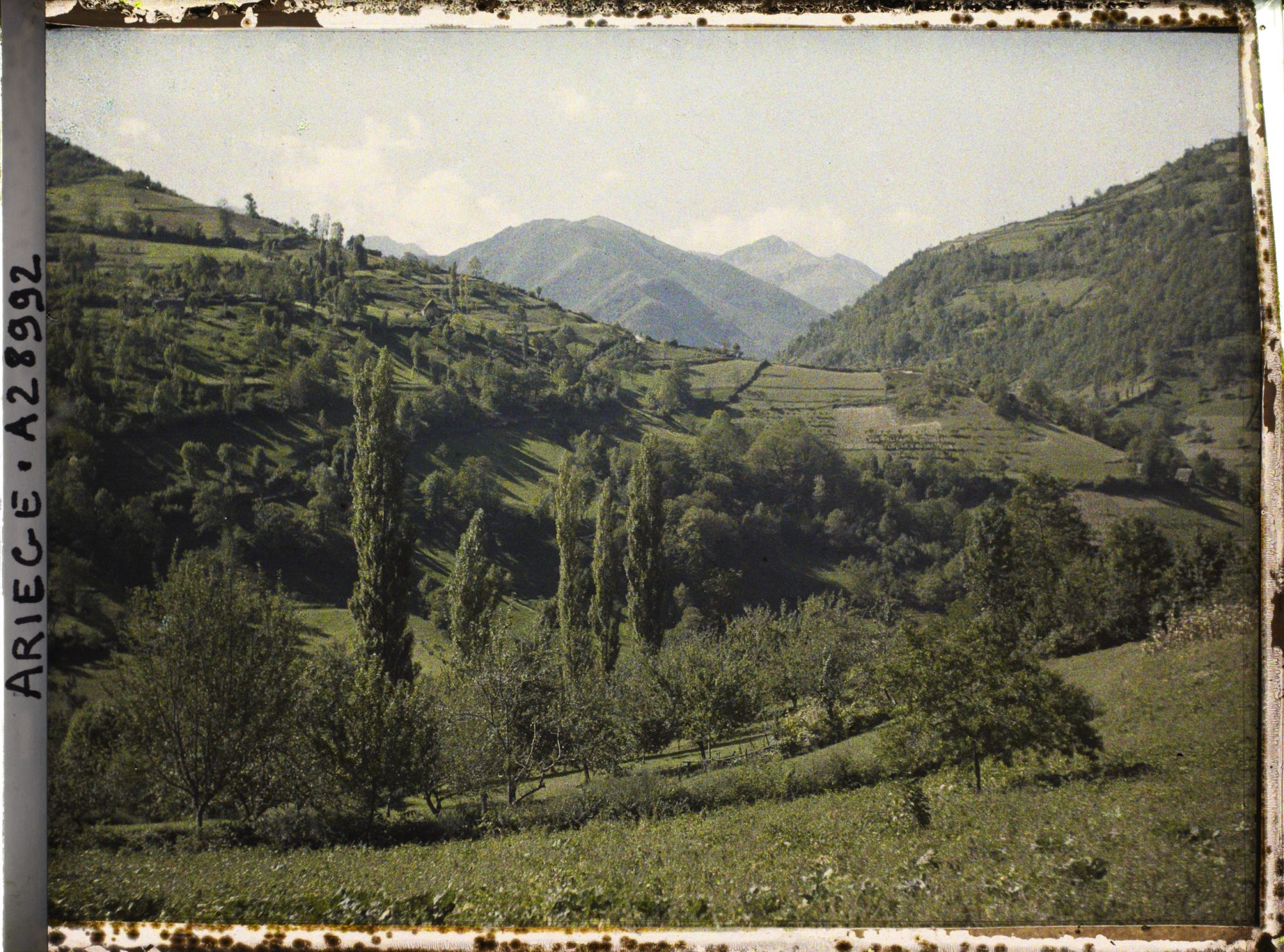 Image représentant Un coin de la vallée prise du village d'Arrien-en-Bethmale