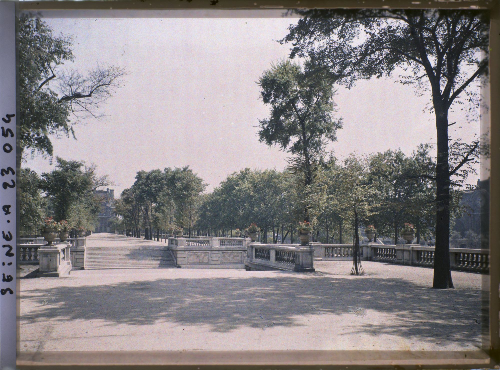 Image représentant La terrasse du Bord-de-l'Eau des Tuileries et le pavilllon de Flore