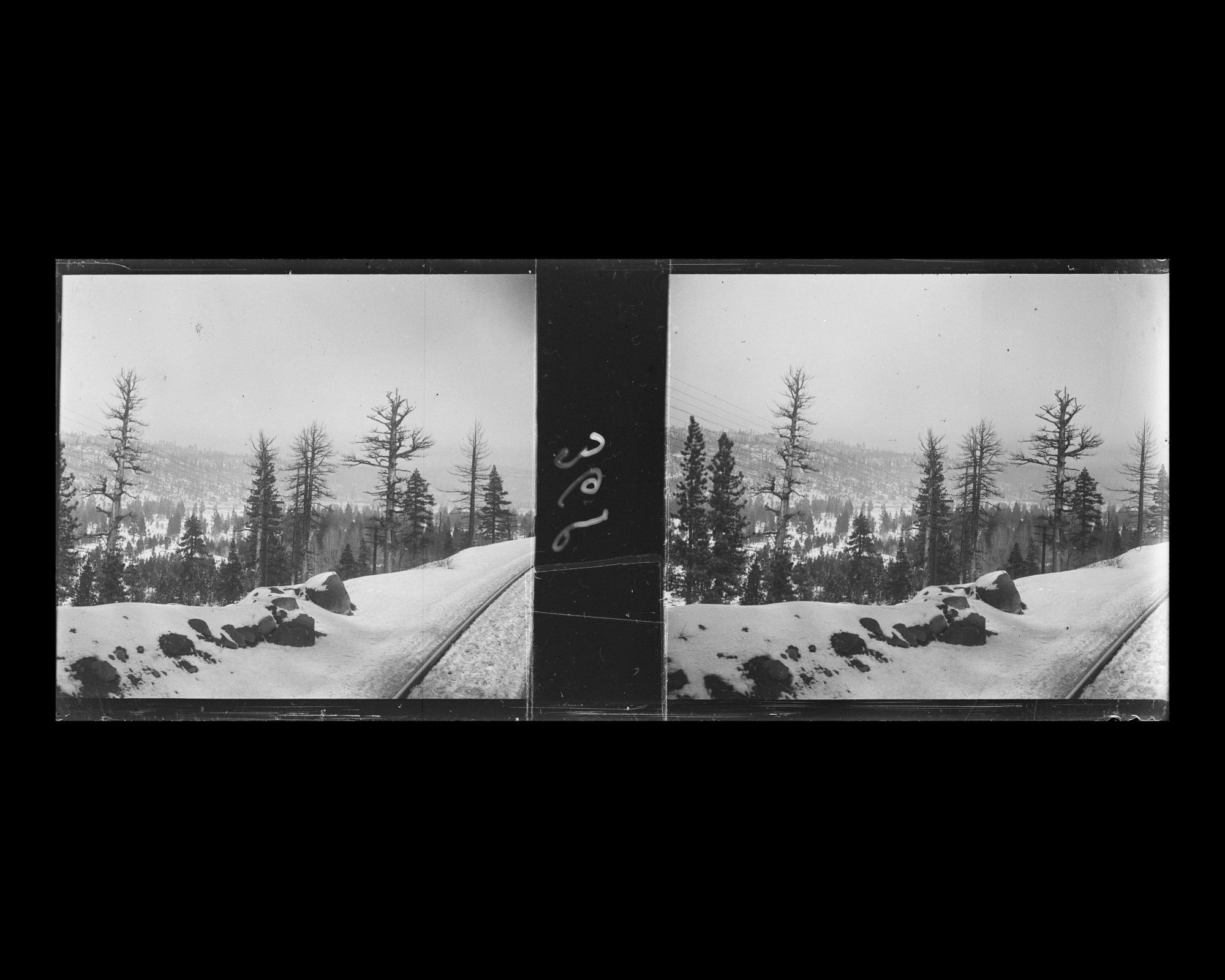 Image représentant Le paysage enneigé dans la Sierra Nevada