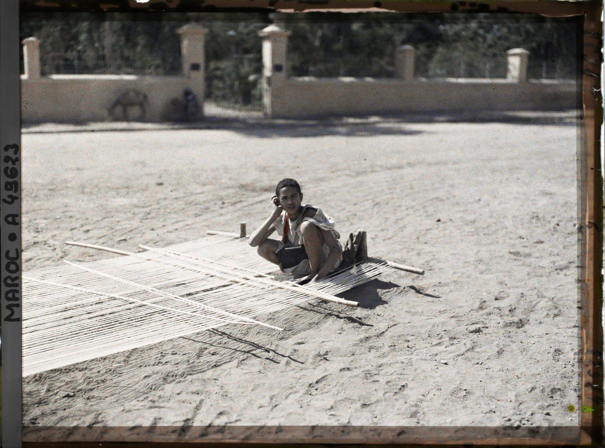 Image représentant Un jeune tisserand