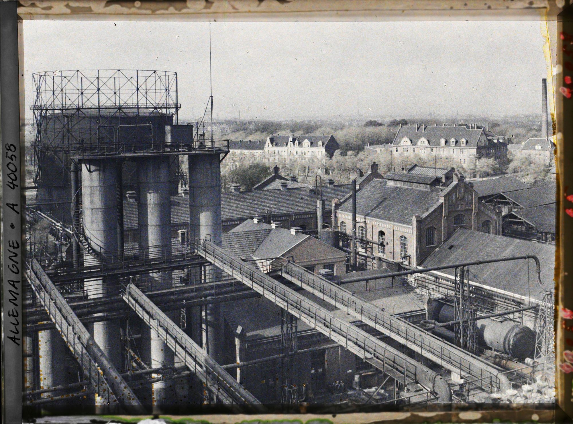 Image représentant Prusse, Gelsenkirchen, Une vue sur les Gazogènes