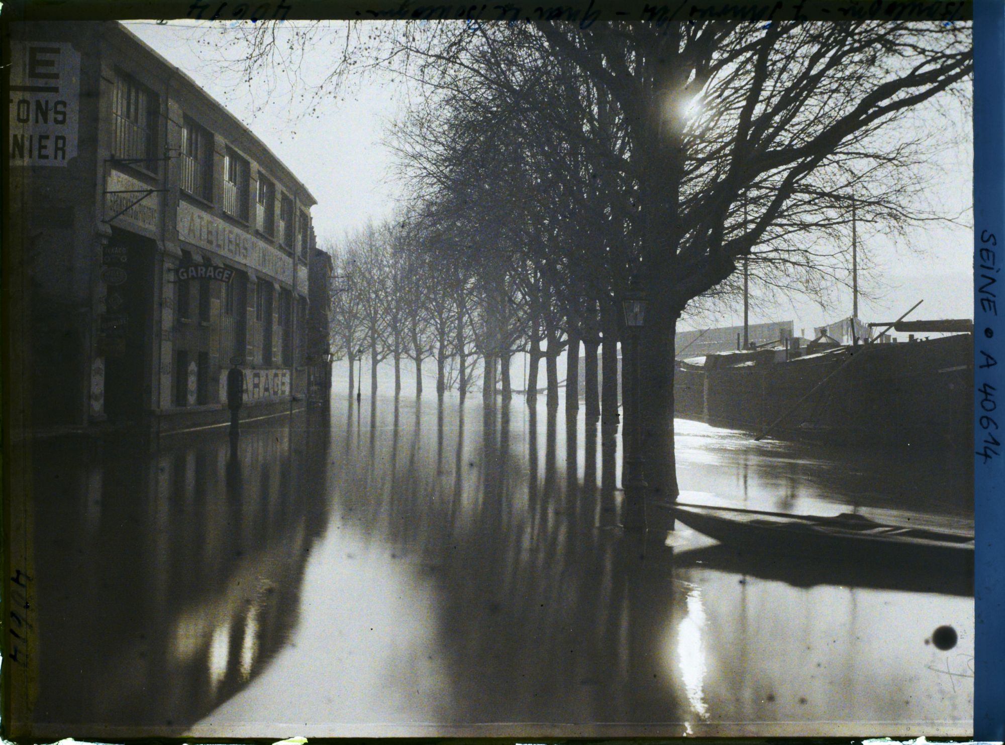 Image représentant Inondations quai de Boulogne (actuel quai Alphonse Le Gallo)