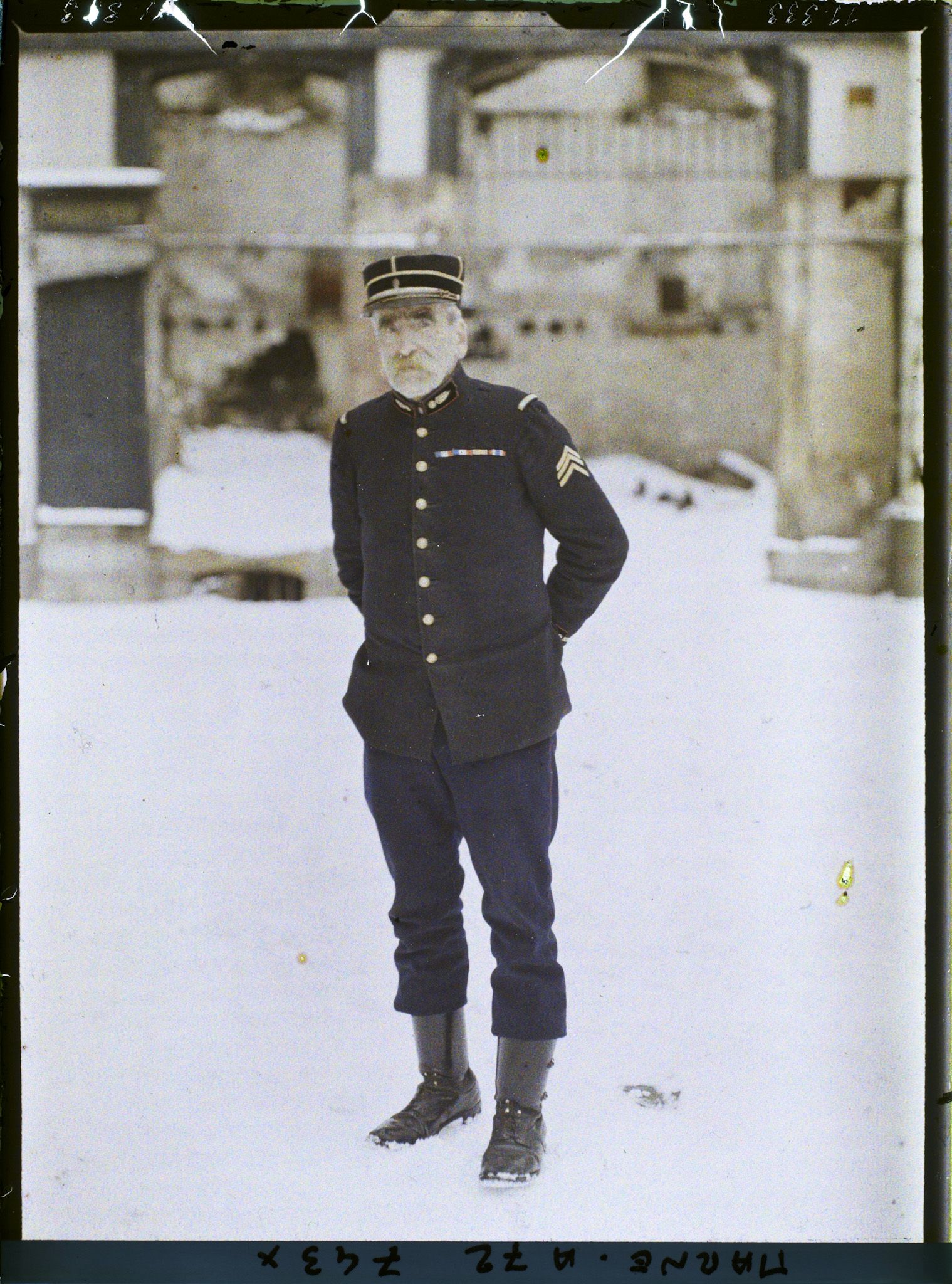 Image représentant Portrait de l'adjudant des pompiers