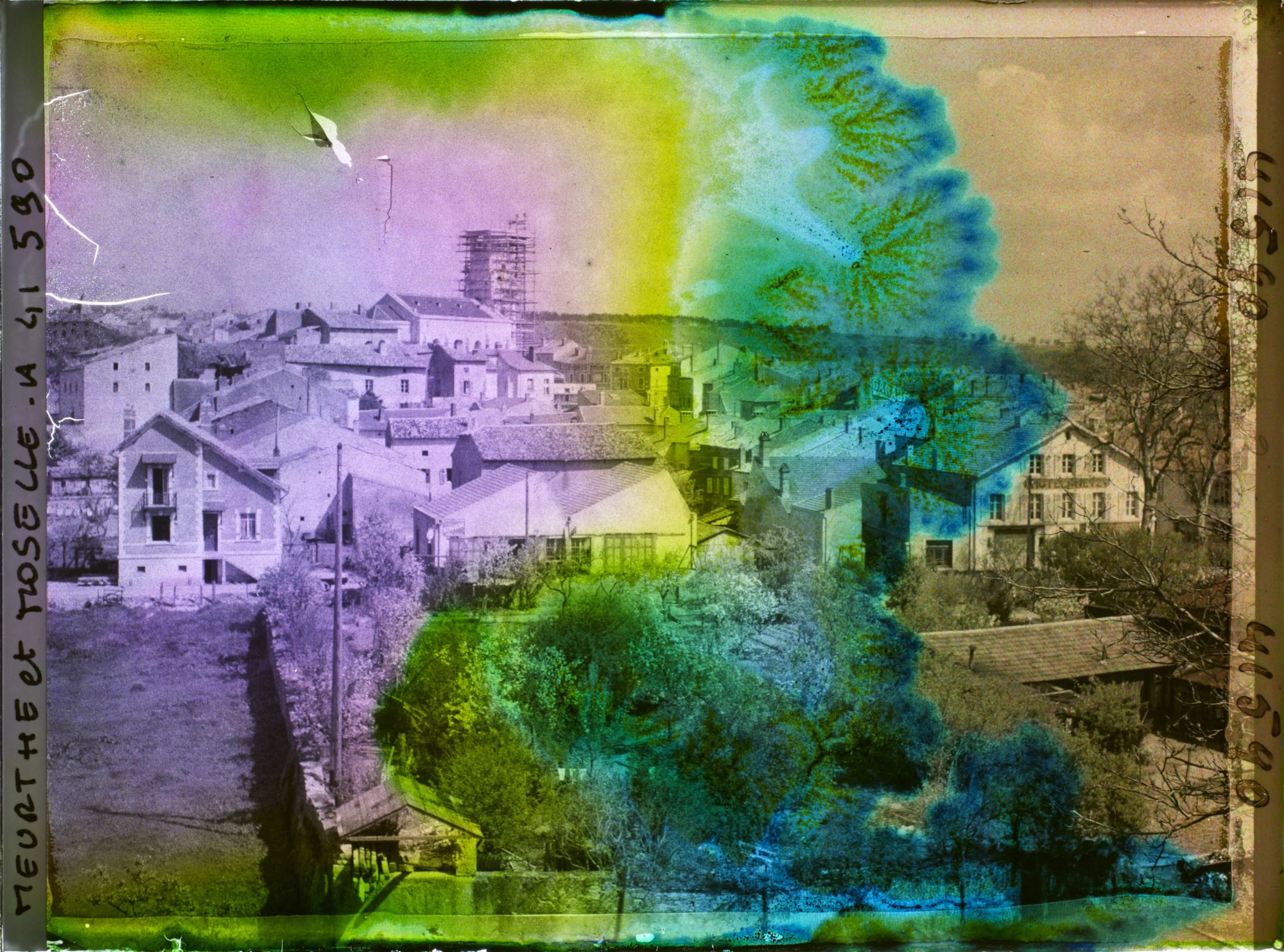 Image représentant France, Thiaucourt, Vue générale vers la nouvelle Eglise