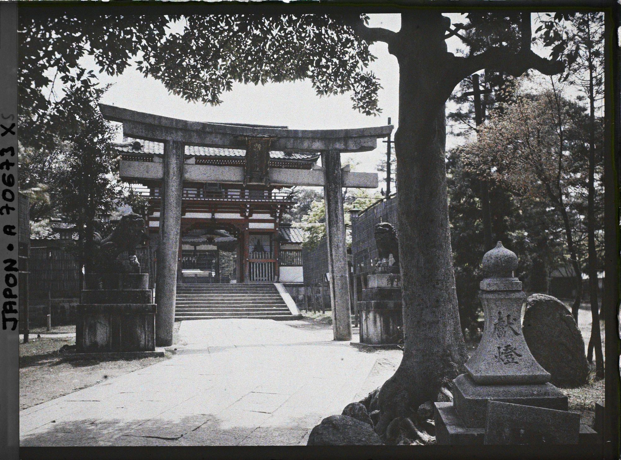 Image représentant Sanctuaire Fushimi Inari : torii et porte monumentale