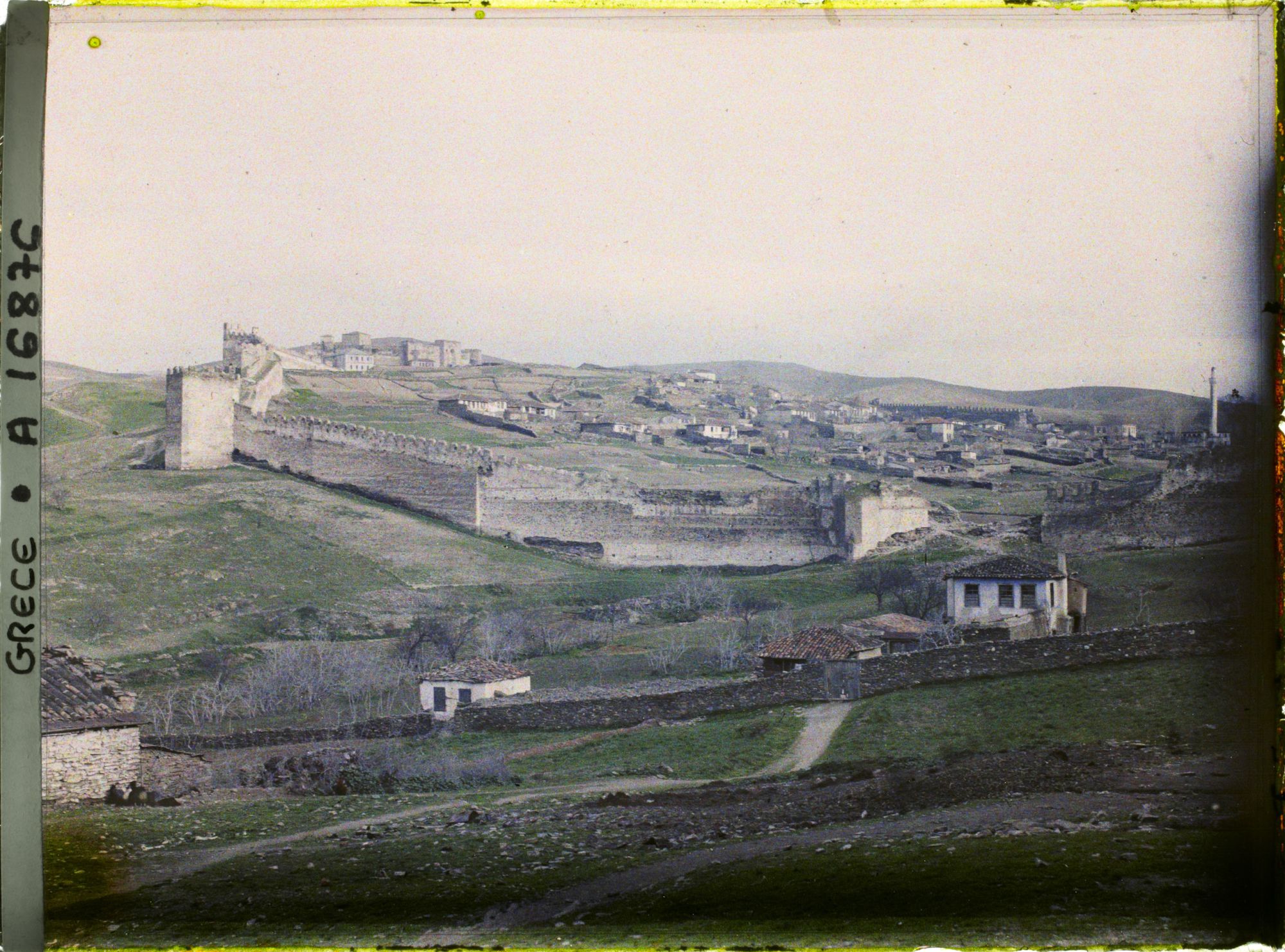Image représentant Grèce, Salonique, Vue d'ensemble de la Citadelle