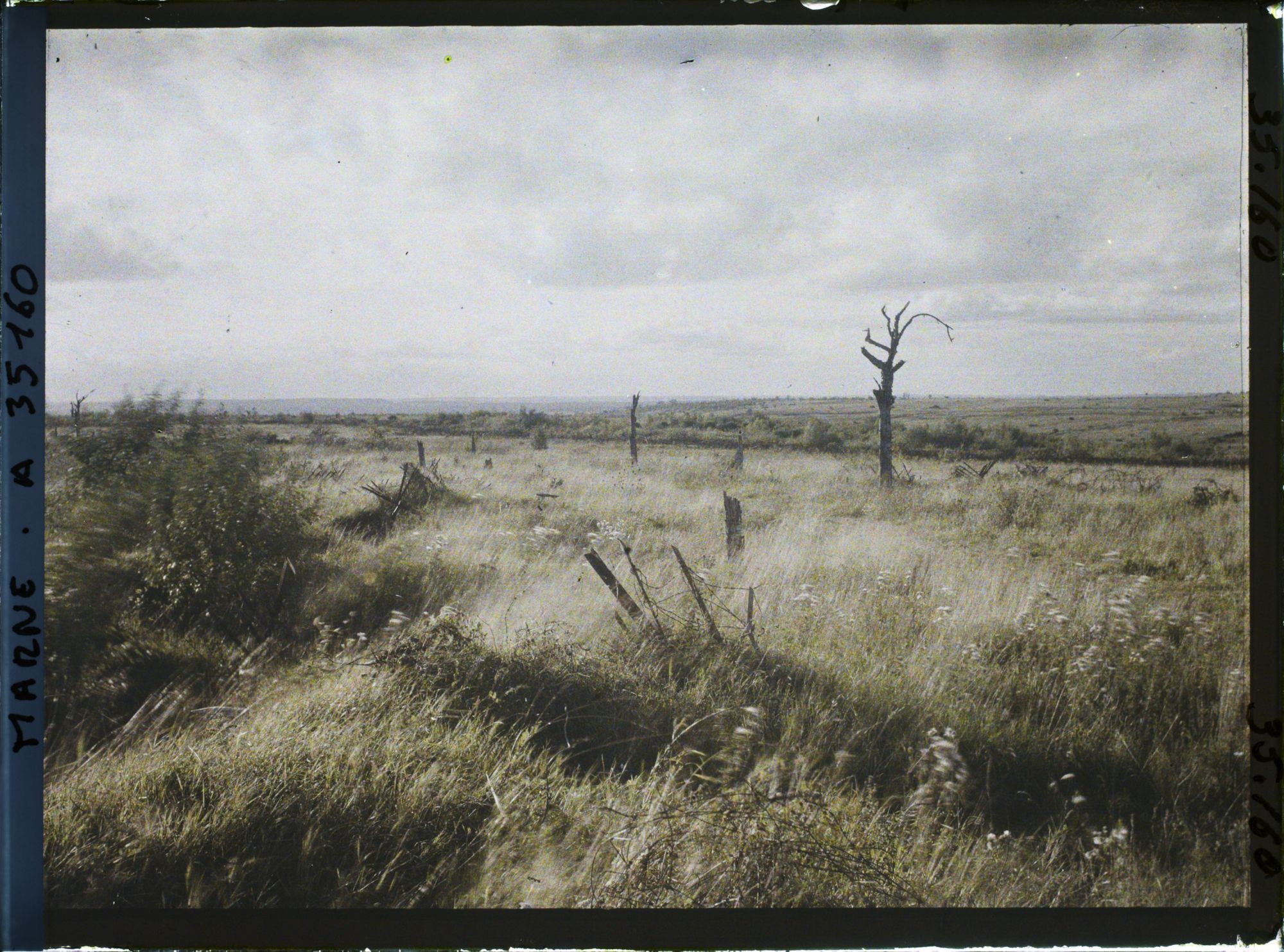 Image représentant France, Vienne le Château , Vue du même terrain pris du même point direction Nord