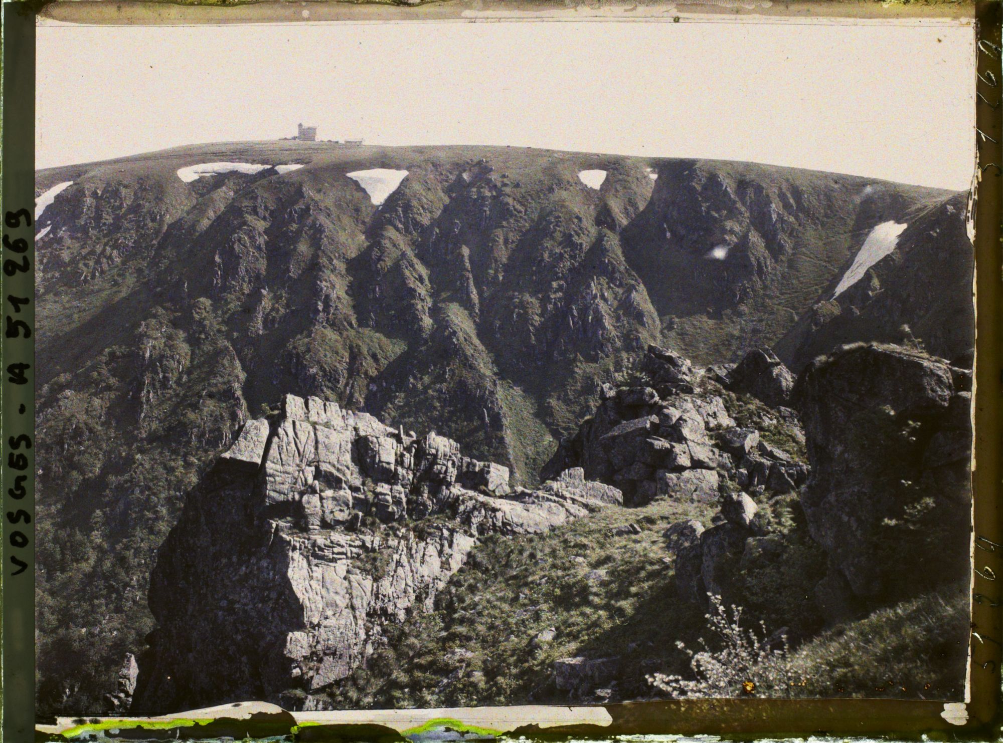 Image représentant Alsace, Houhneck, Le Honheck vu des rochers du Fraukental