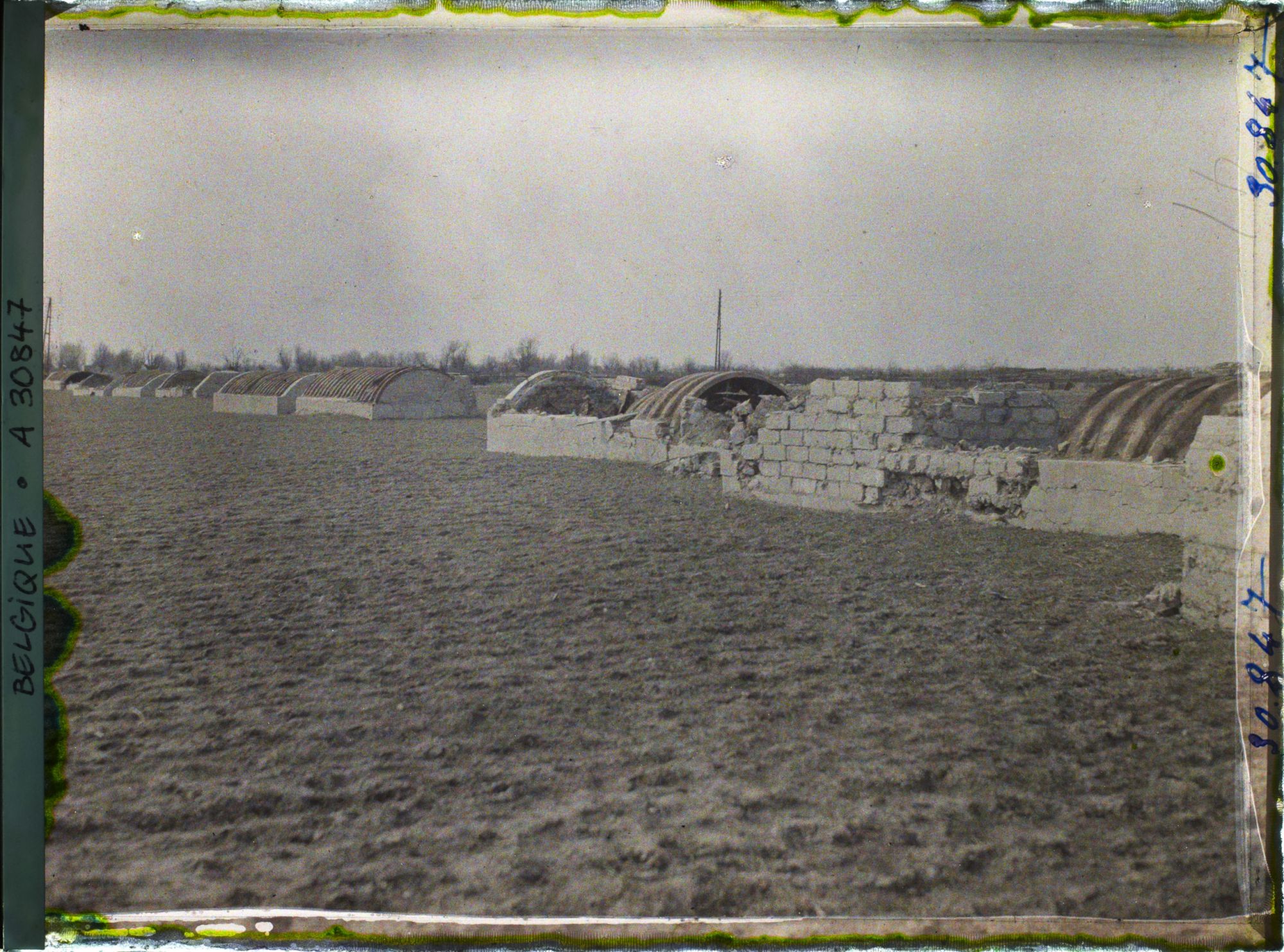 Image représentant Belgique, Dixmude, Premières lignes de défenses allemandes