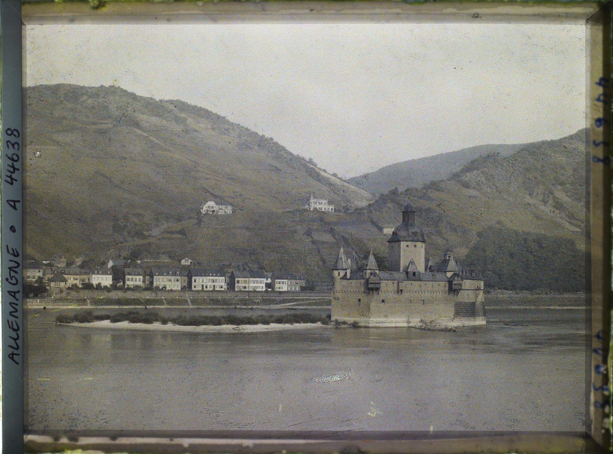 Image représentant Allemagne, Caub, Le Pfalz et le Chau de Caub