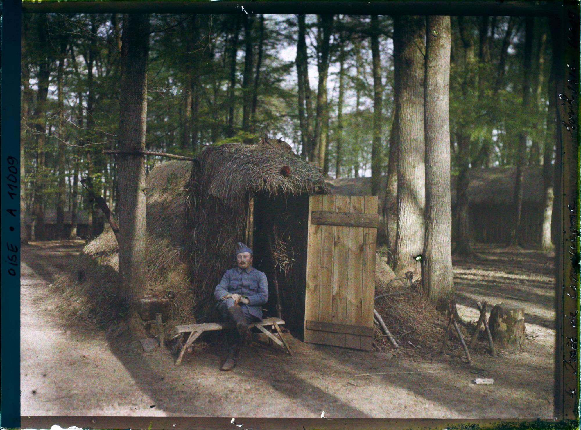 Image représentant Forêt de Compiègne [aménagements d'un camp militaire]