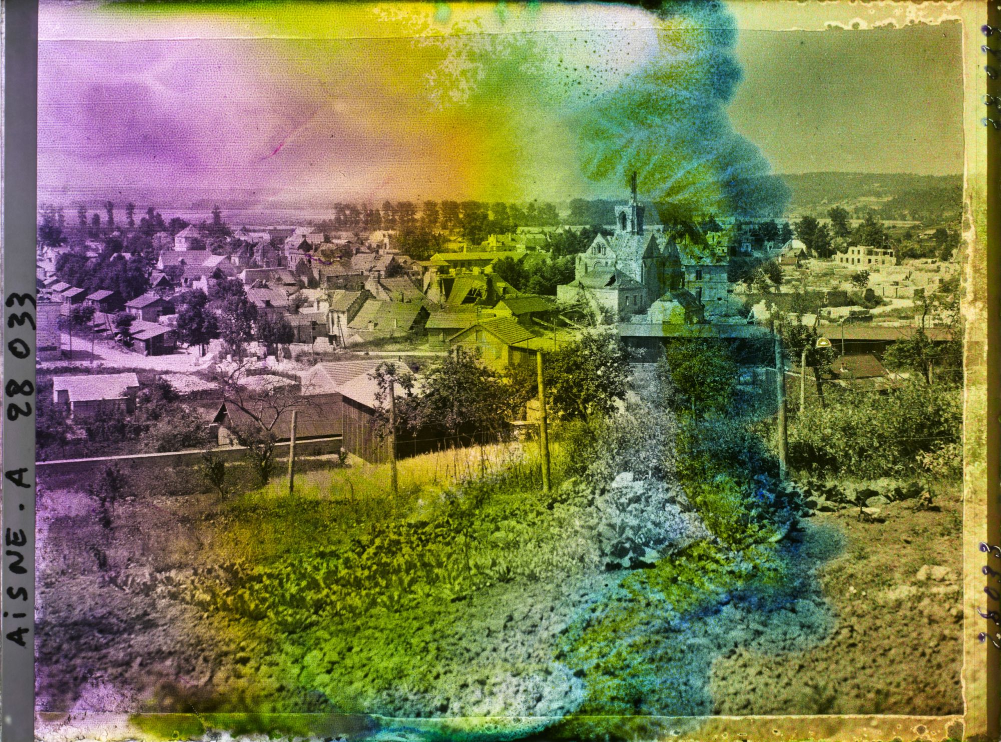 Image représentant France, Vailly, Panorama de Vailly vers l'Aisne (nord Ouest)