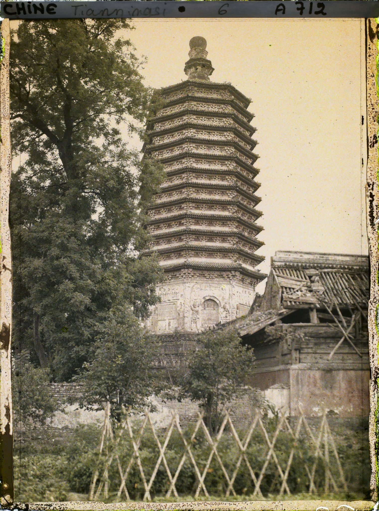 Image représentant Tianningsi (" monastère de la Tranquillité Céleste ")