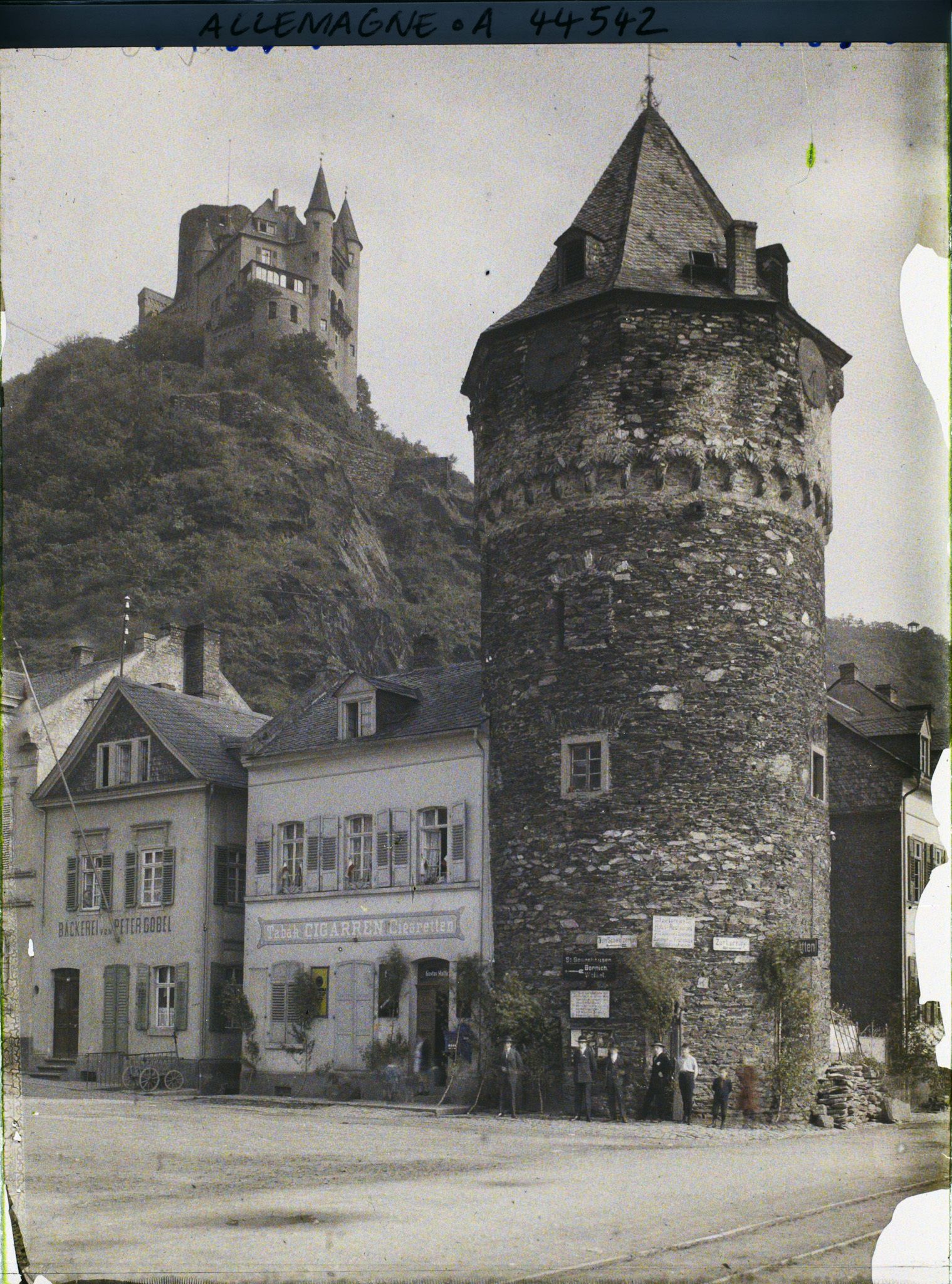 Image représentant Allemagne, St Goarhausen, Vieille Tour et le Katz