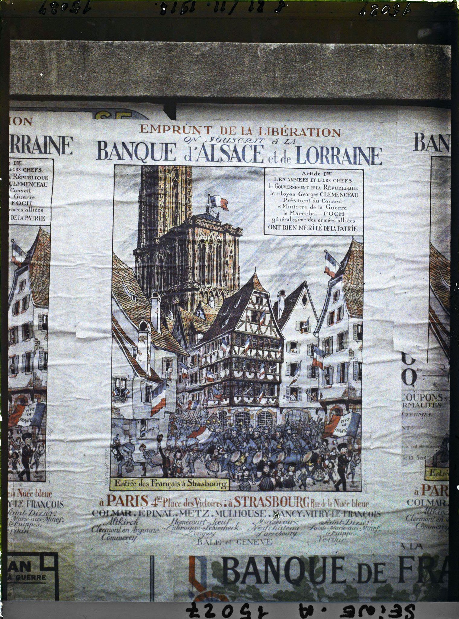 Image représentant Affiche de l'emprunt national, Banque d'Alsace et de Lorraine