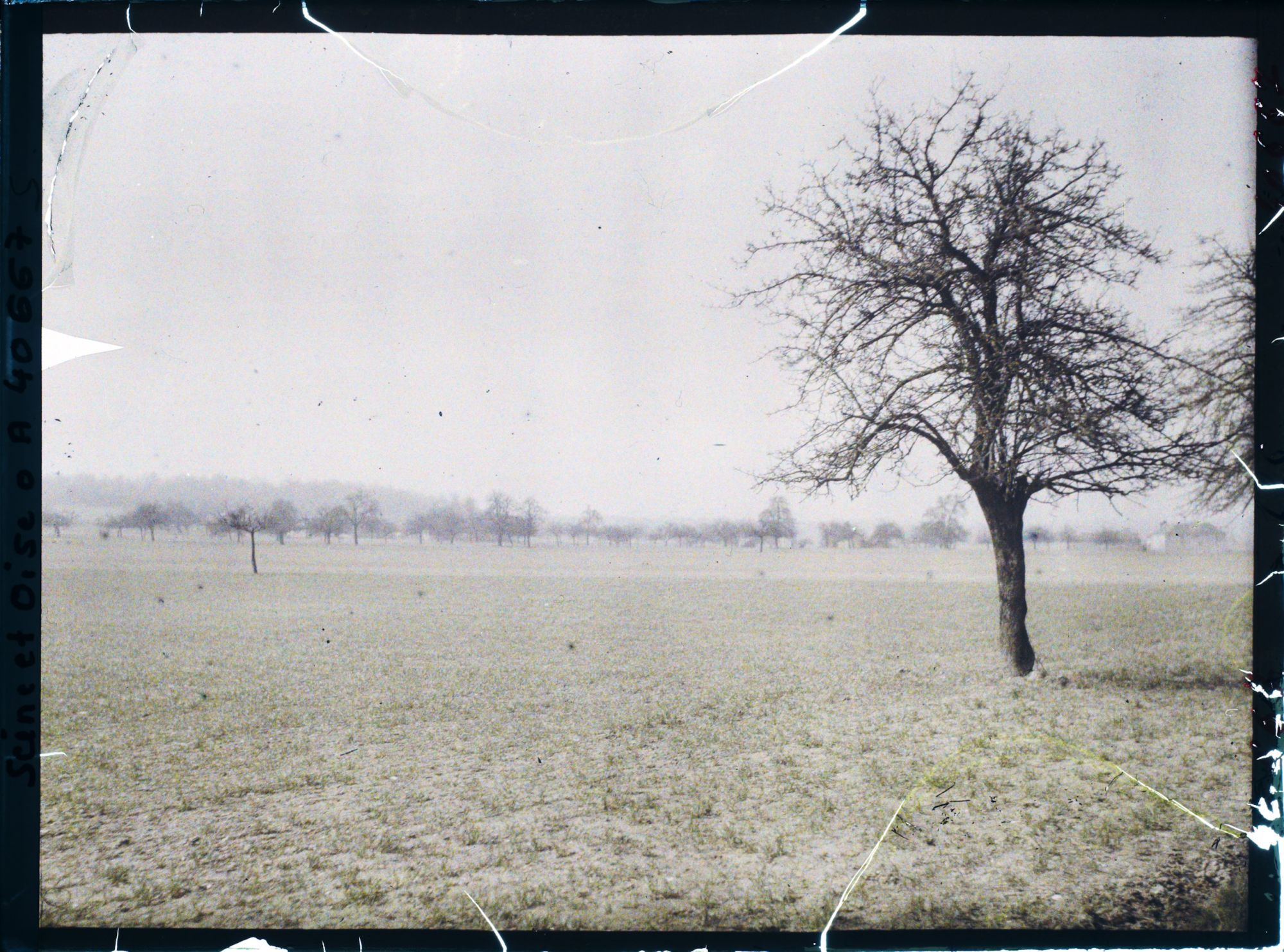 Image représentant France, Les Clayes, Les champs sur la route de Neauphle le Chau vus vers le S. -E.