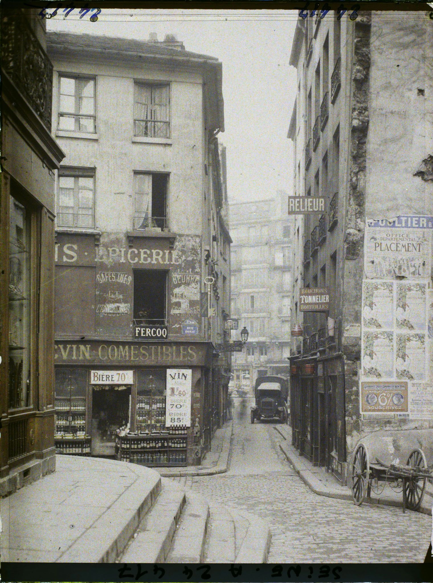 Image représentant Vieilles maisons à l'angle de la rue des Anglais et de la rue Domat