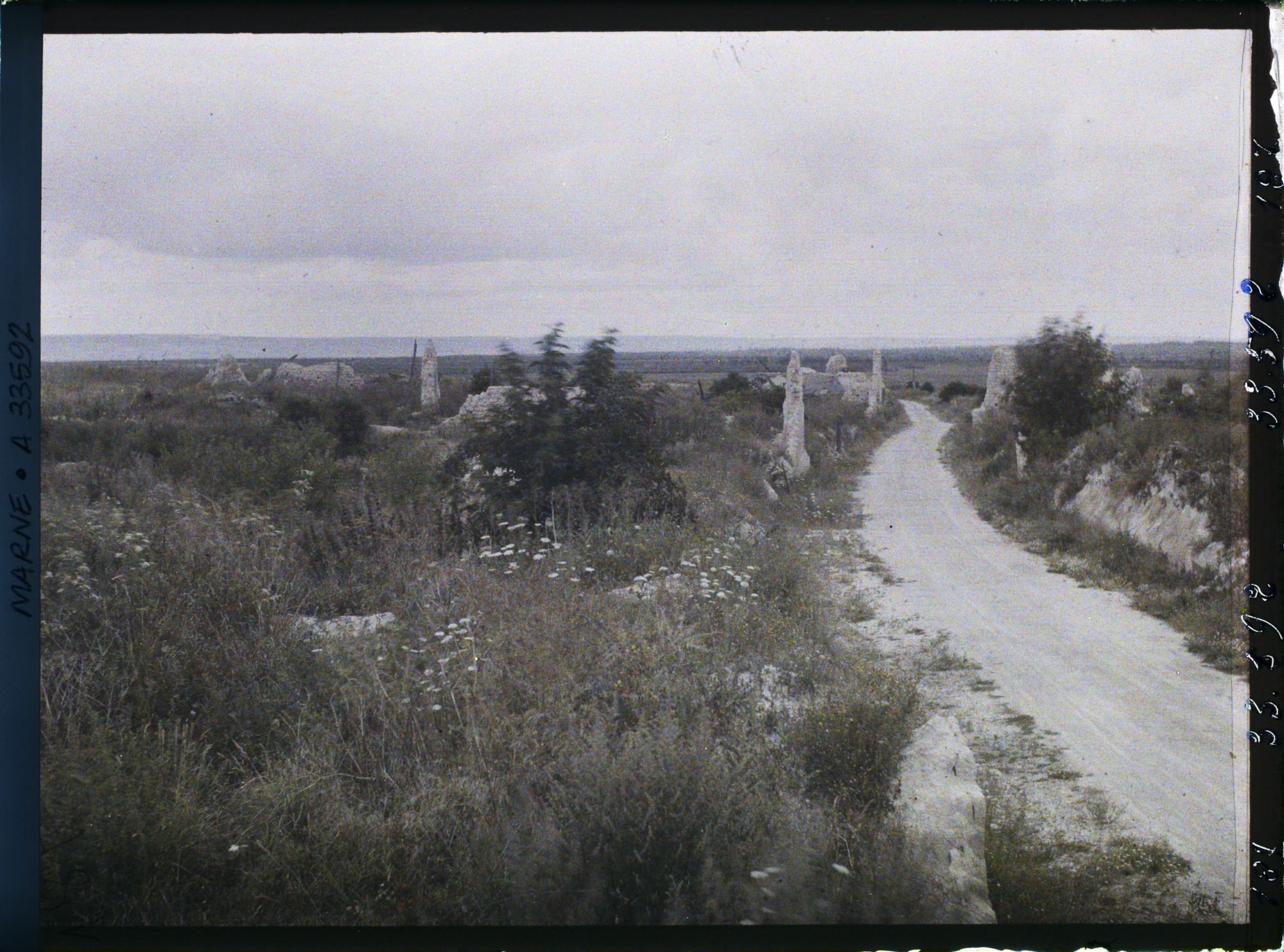 Image représentant France, Nauroy, Le côté gauche de la route