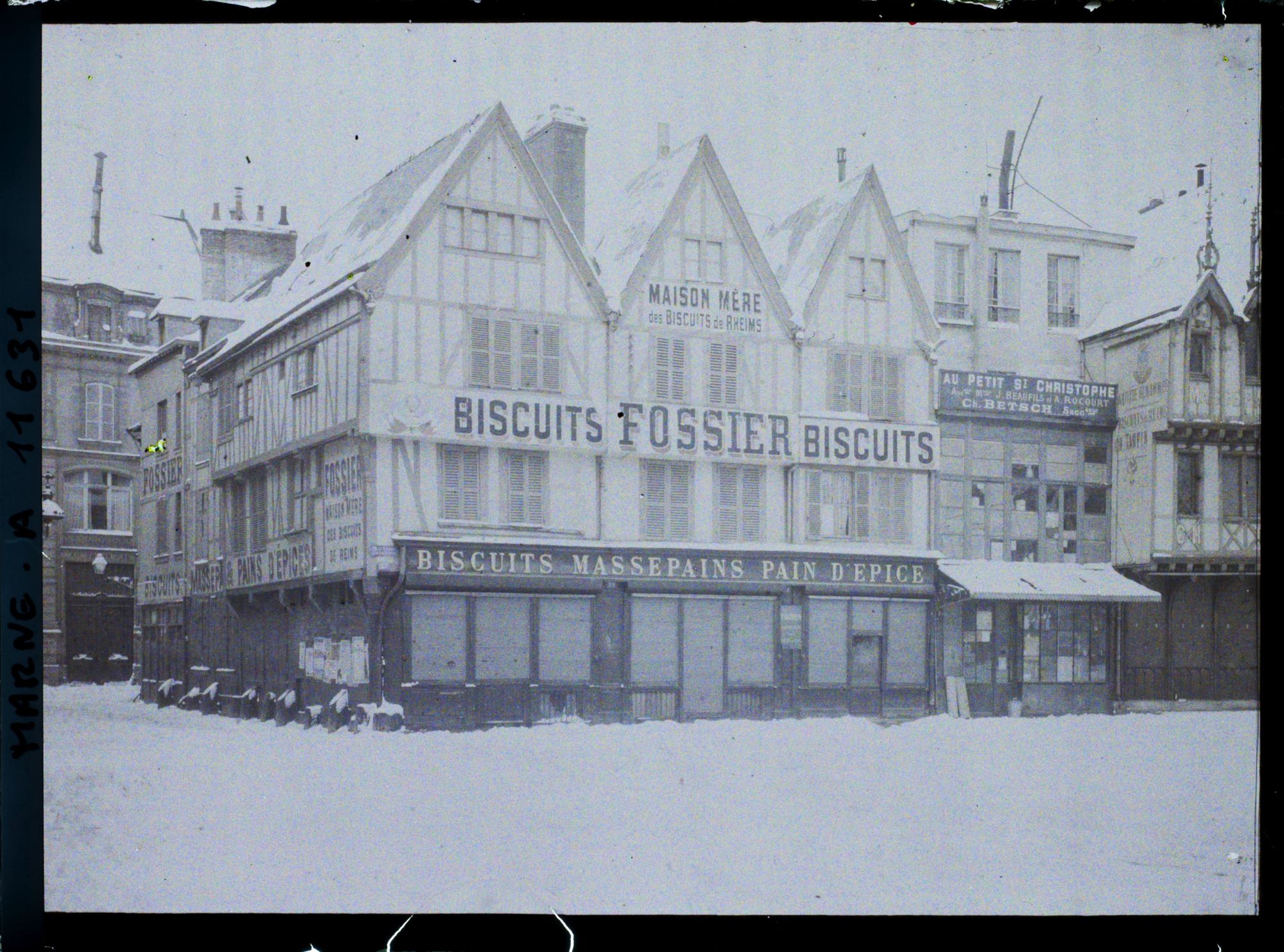 Image représentant France, Reims, Vieilles Maisons place des marchés