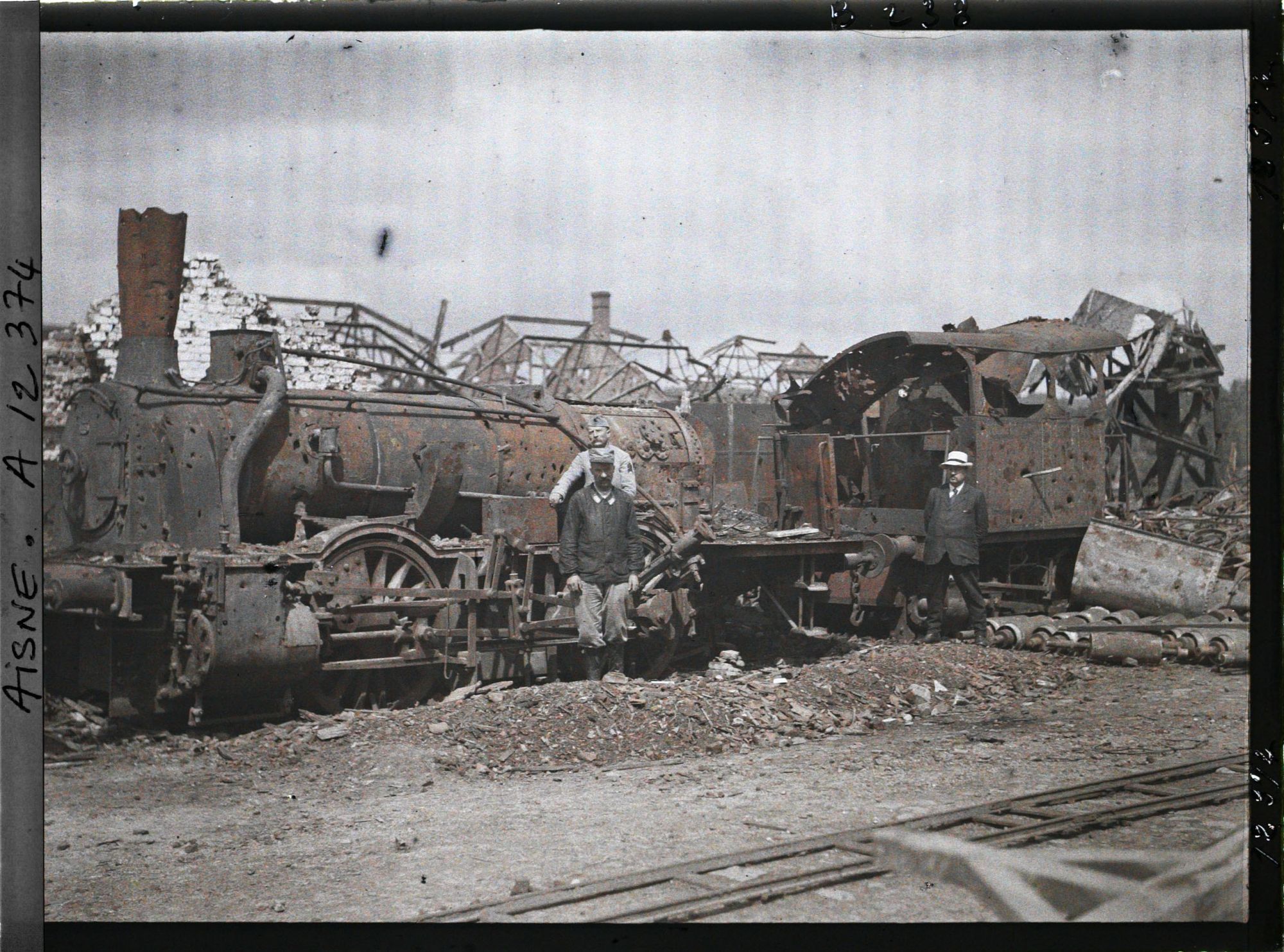 Image représentant La locomotive de la distillerie de Vauxrot, hameau proche de Soissons