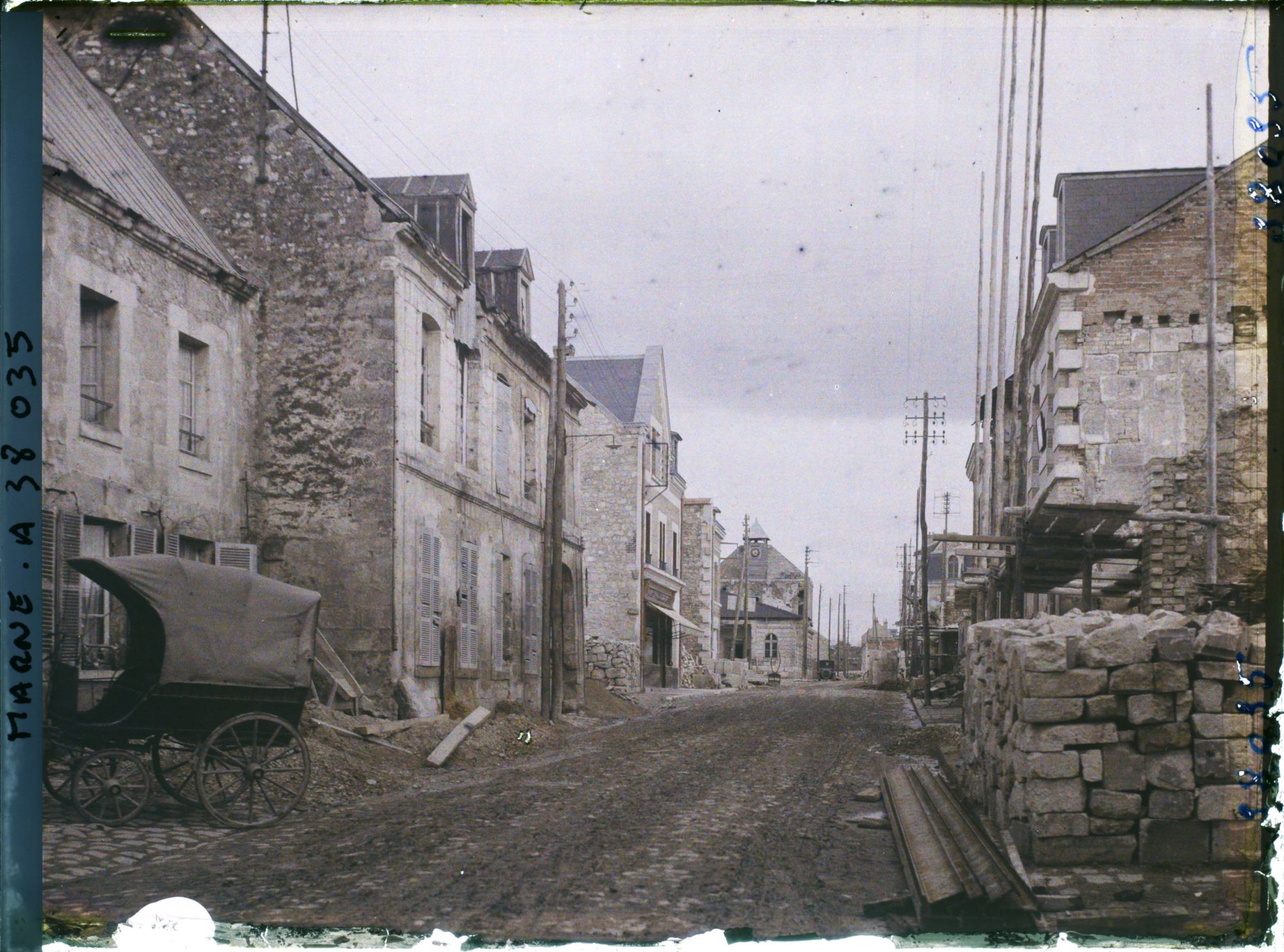 Image représentant France, Fismes, Reconstructions