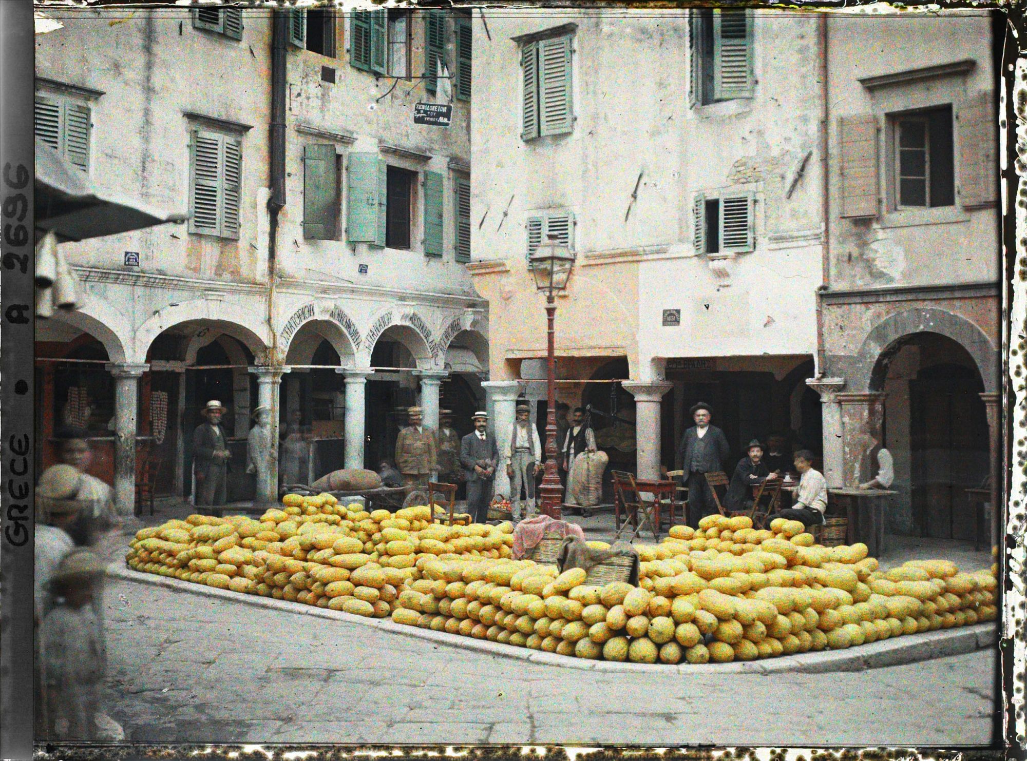 Image représentant Marché aux pastèques jaunes
