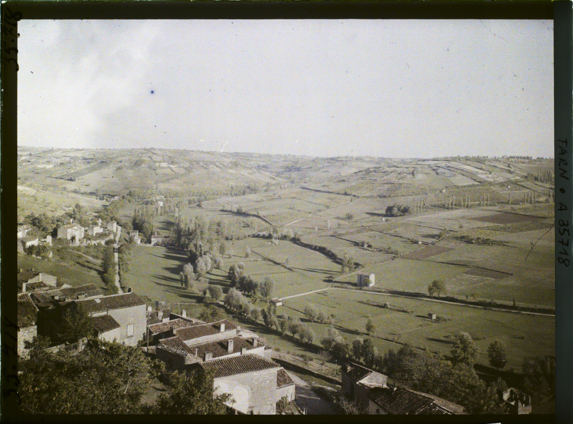 Image représentant Panorama sur les cultures depuis la ville de Cordes-sur-Ciel