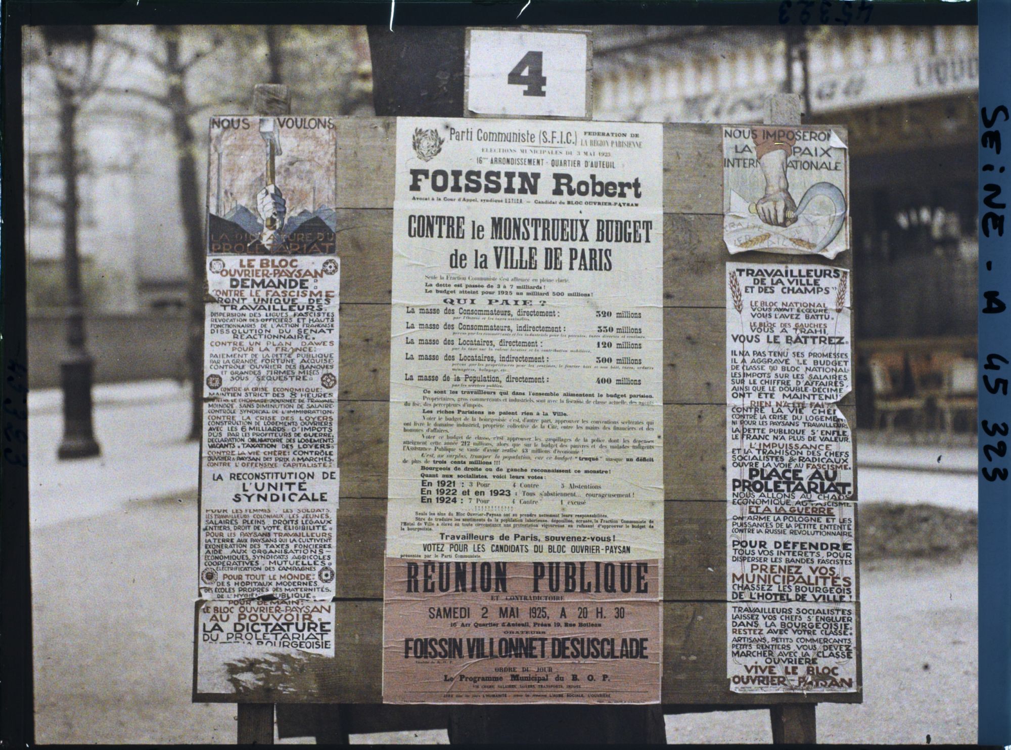 Image représentant Affiche pour les élections municipales, Robert Foissin