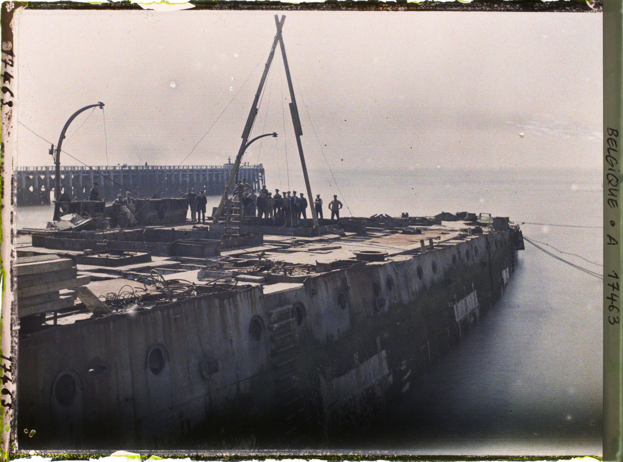 Image représentant Belgique, Ostende, Le Pont du "Vindictive"