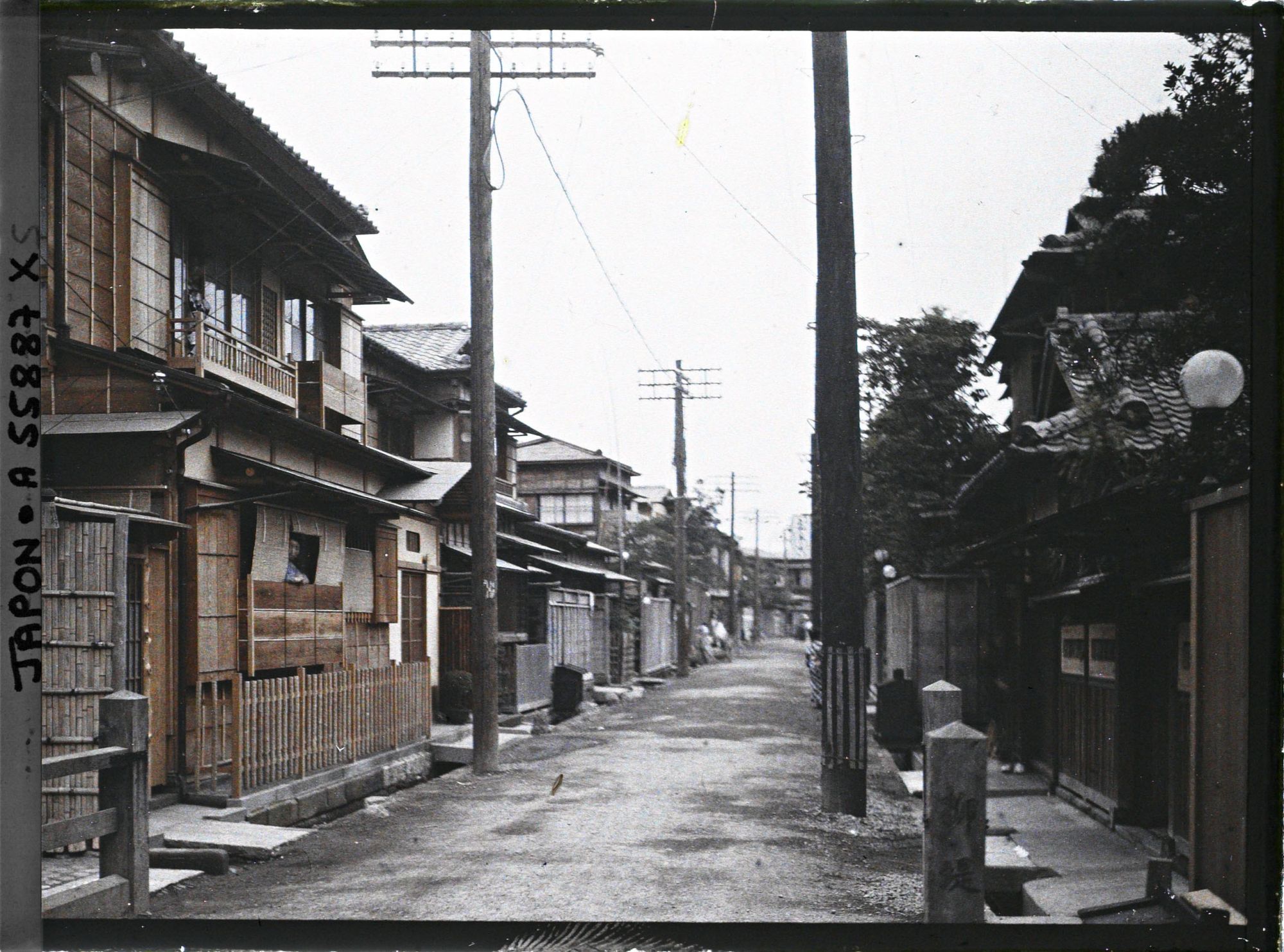 Image représentant Maisons de thé d'un quartier spécialisé (Asakusa ?)
