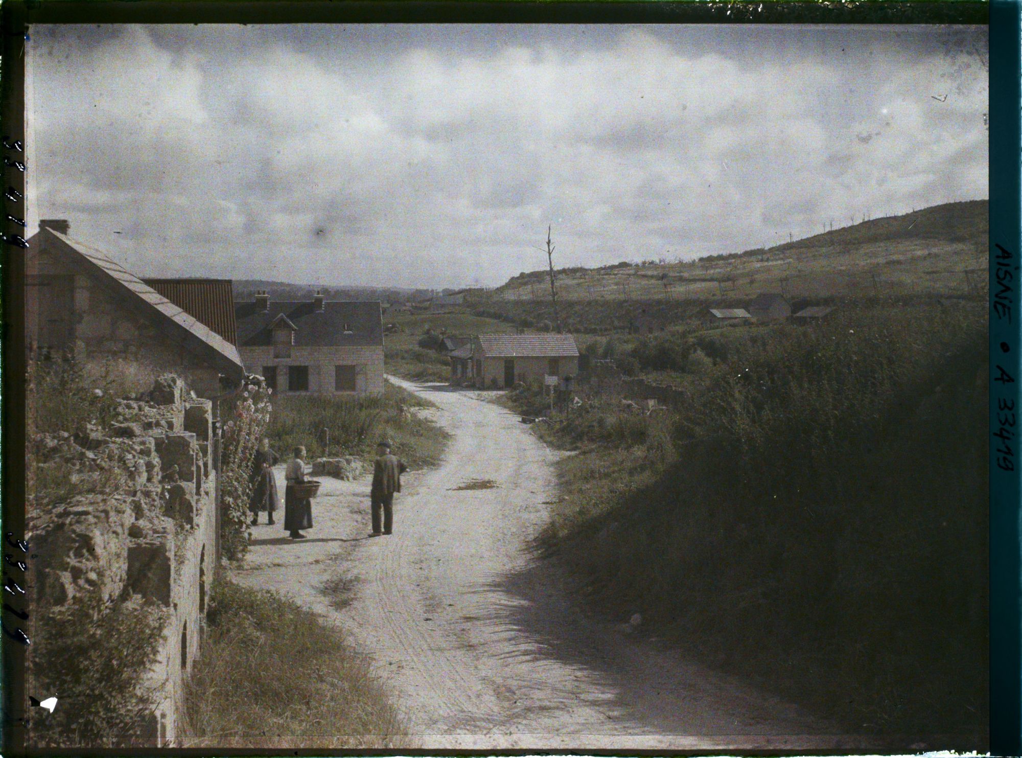 Image représentant France, Vauxaillon, La route d'Anizy