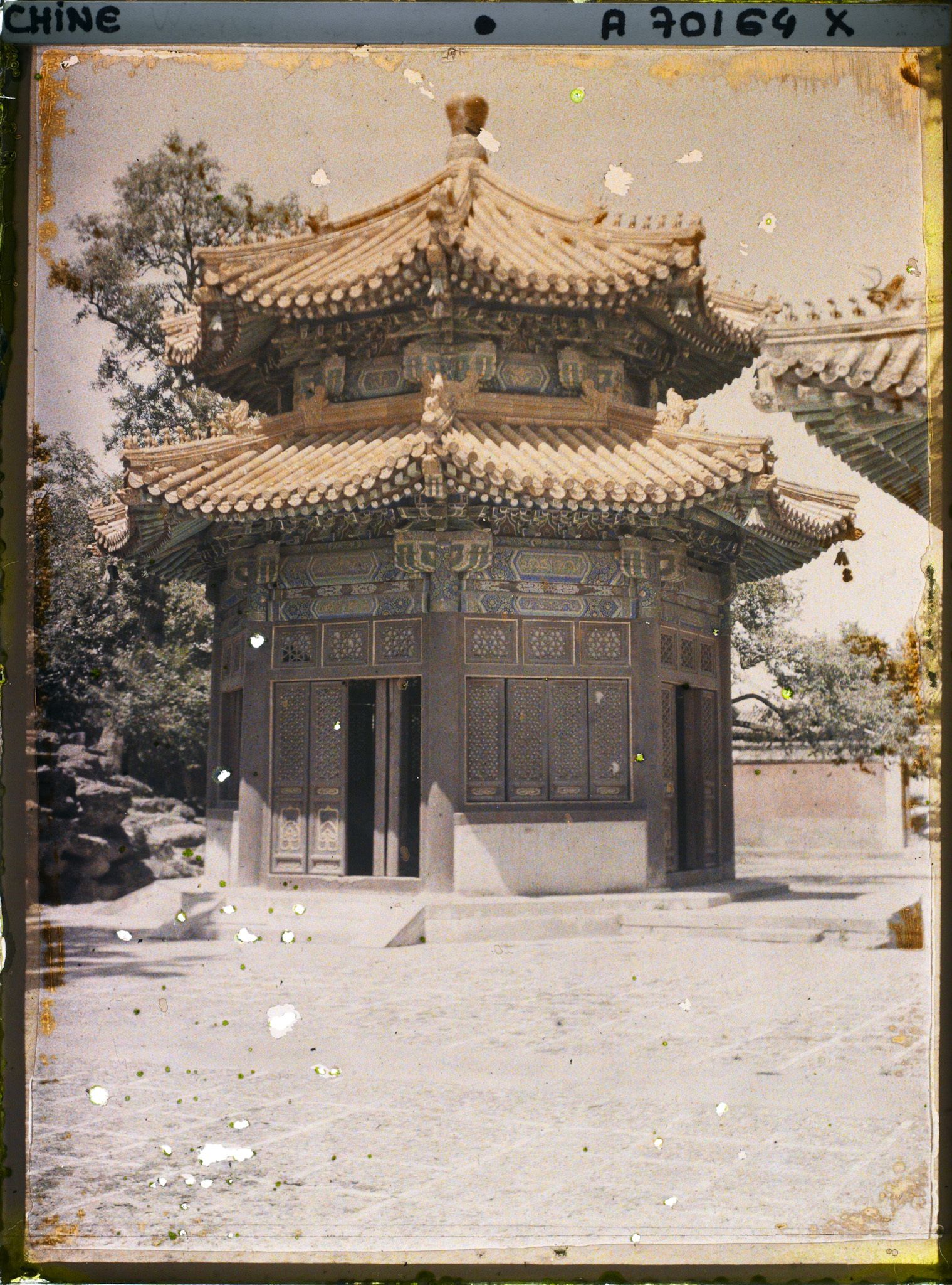 Image représentant Wanshousi (" monastère des Dix Mille Longévité ")