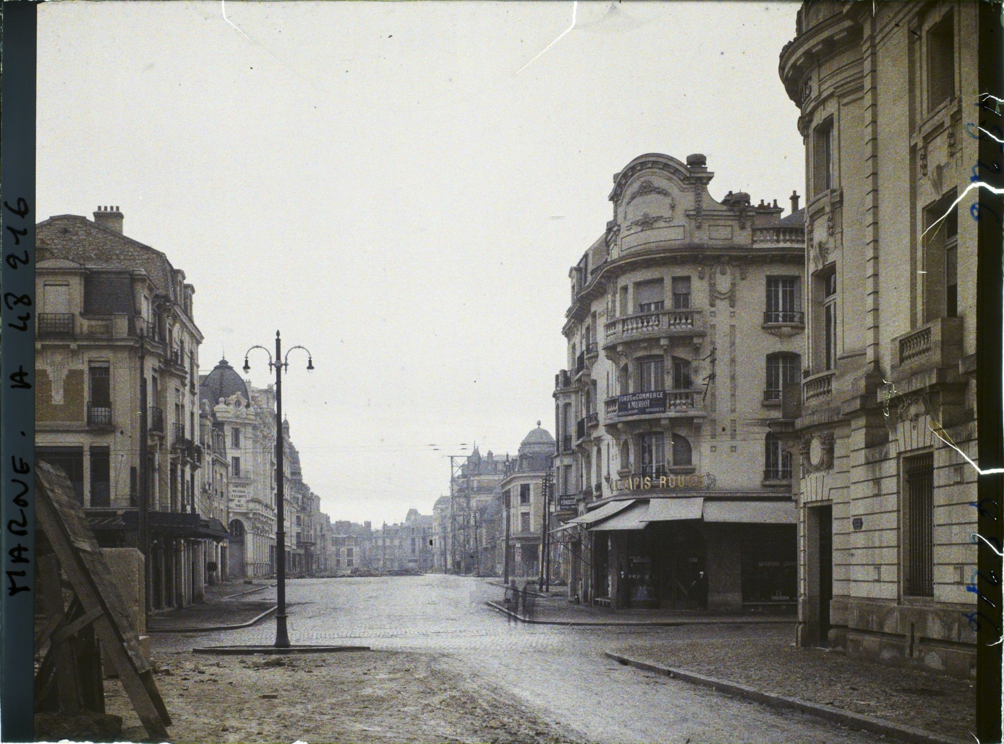 Image représentant France, Reims, Angle de la Rue de Vesle et du Cours Langlet