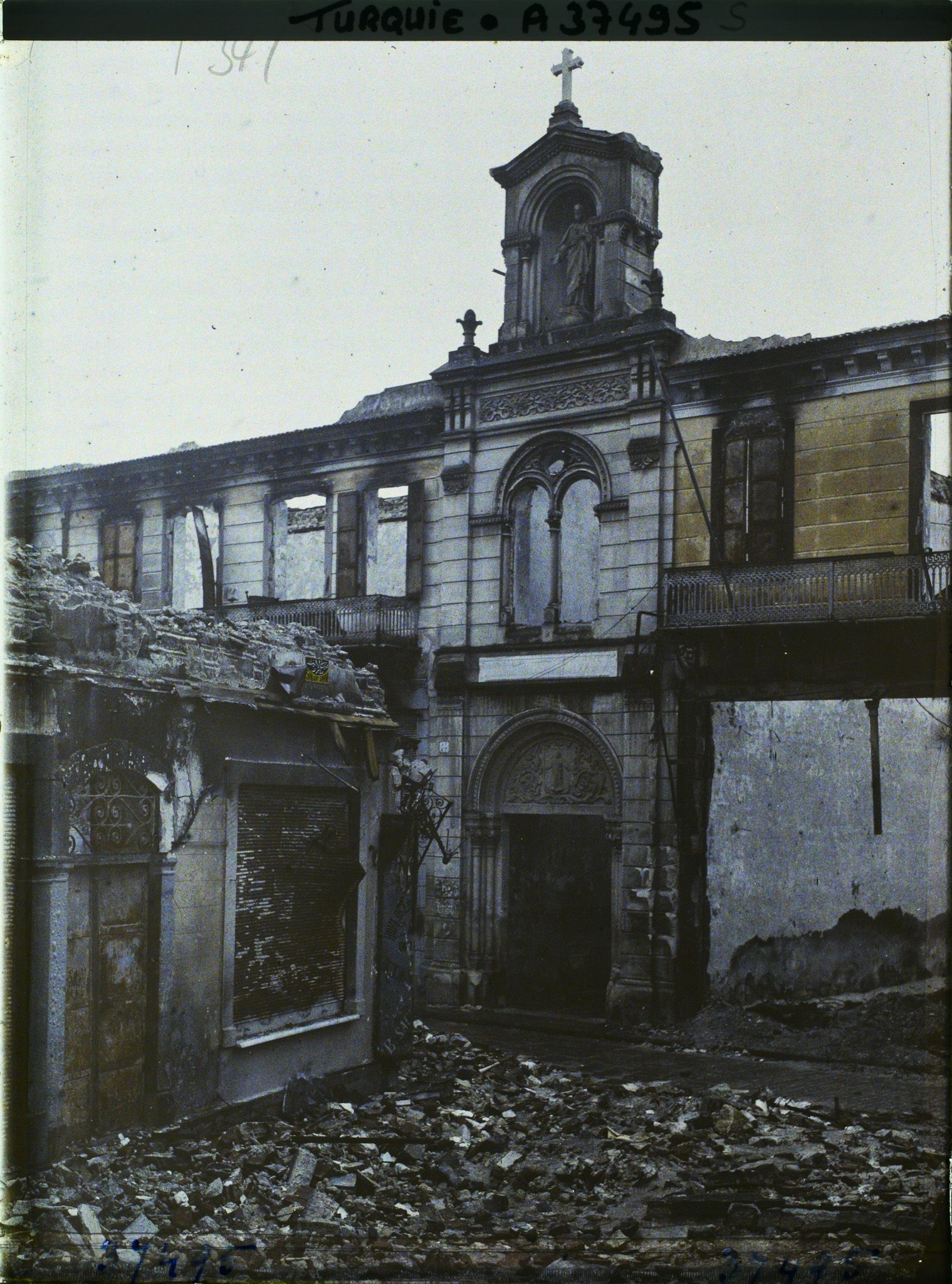 Image représentant Turquie, Smyrne, Ruines du Collège du Sacré Coeur