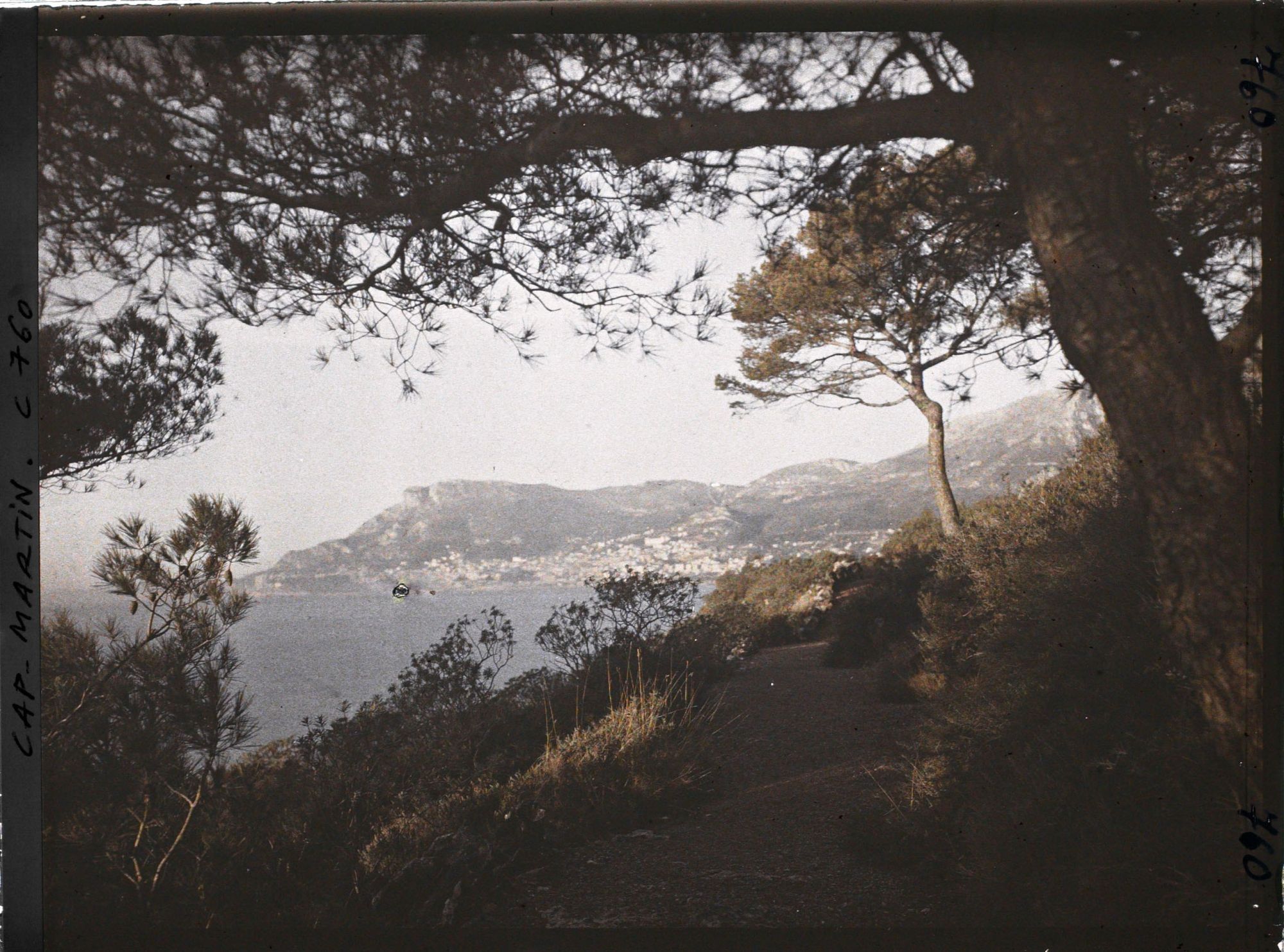 Image représentant panorama pris du sentier de mer