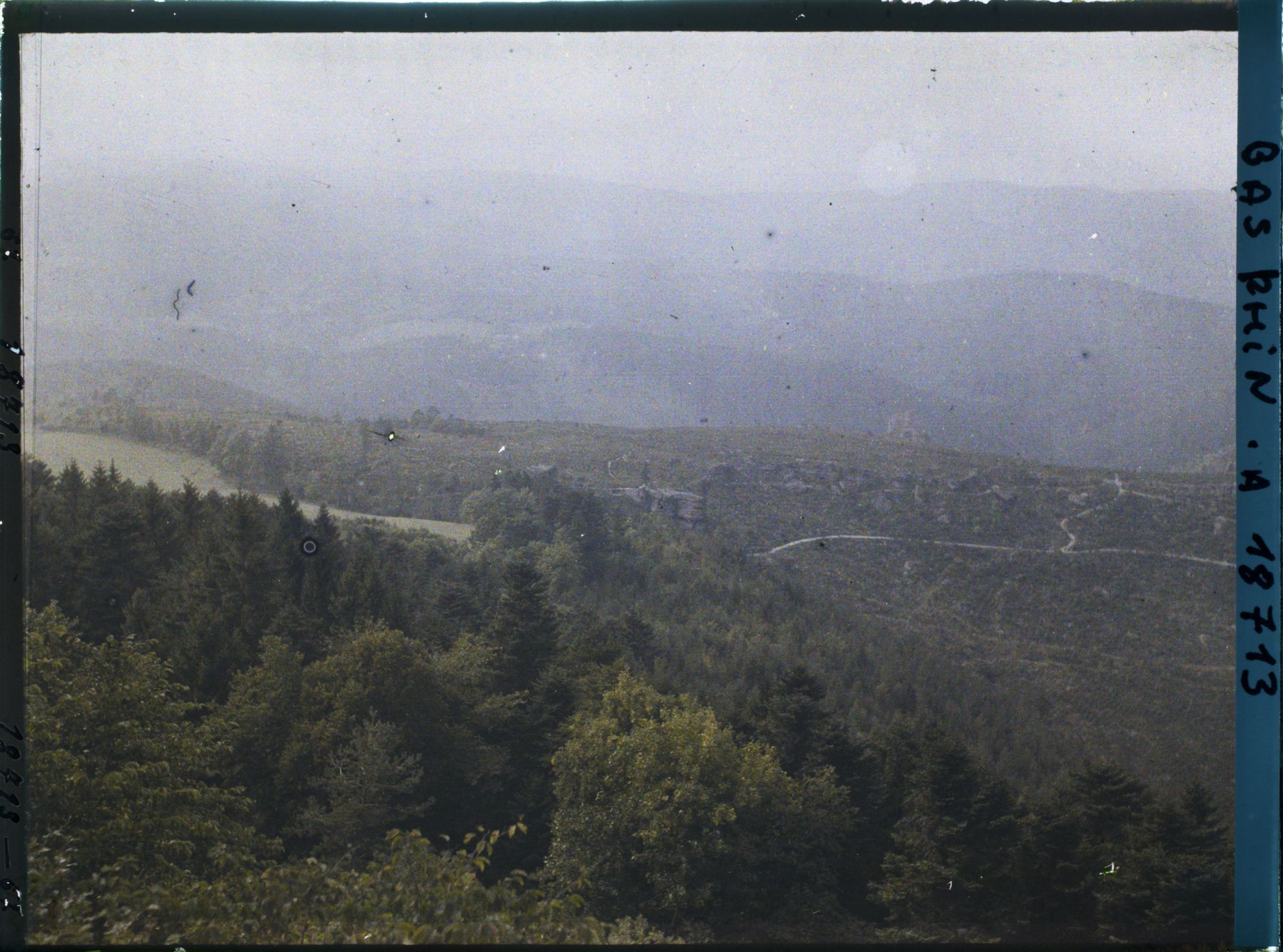 Image représentant France, Ste Odile, De Ste Odile, vue vers le Nord