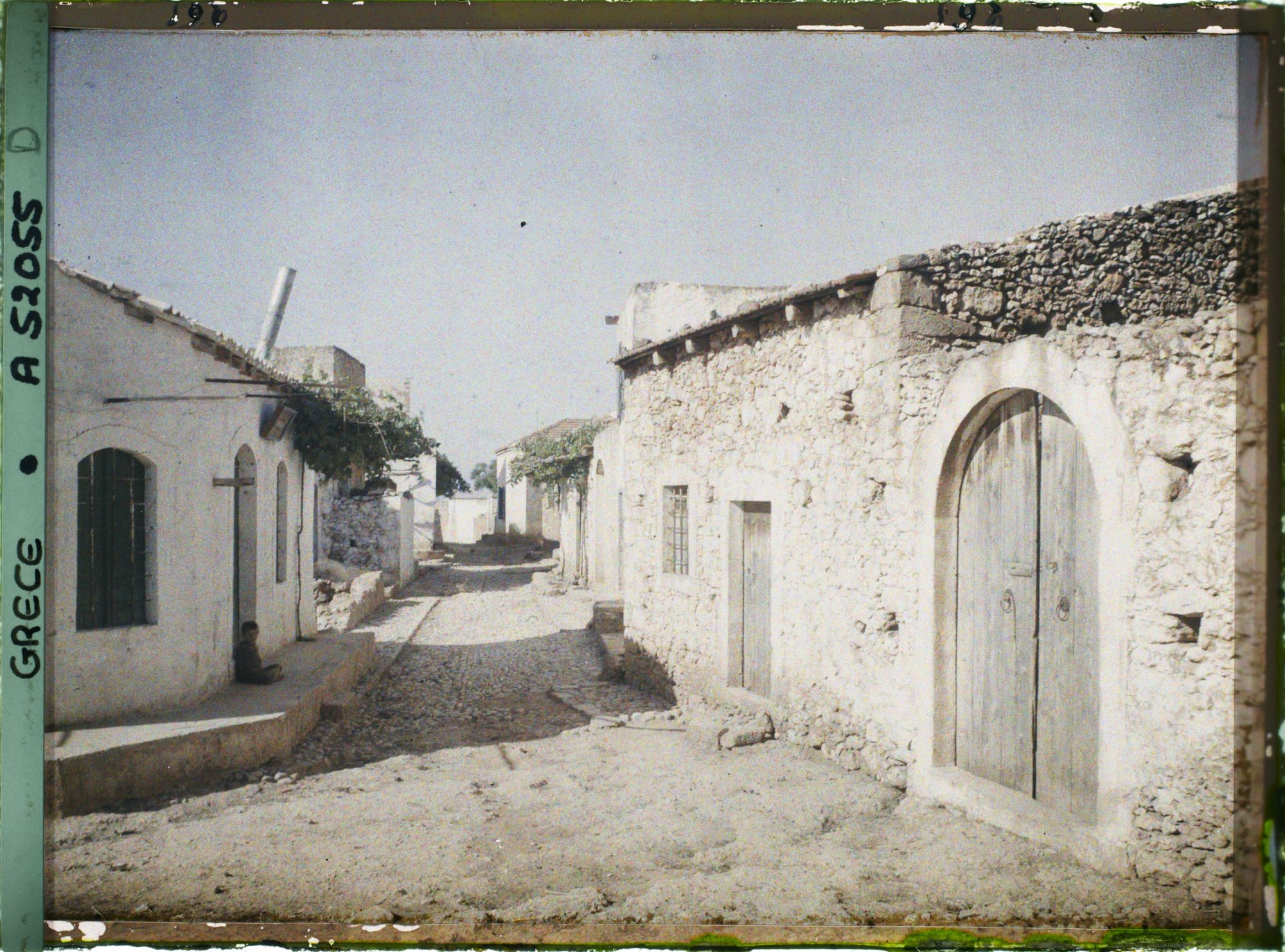 Image représentant Une rue du village de Malia