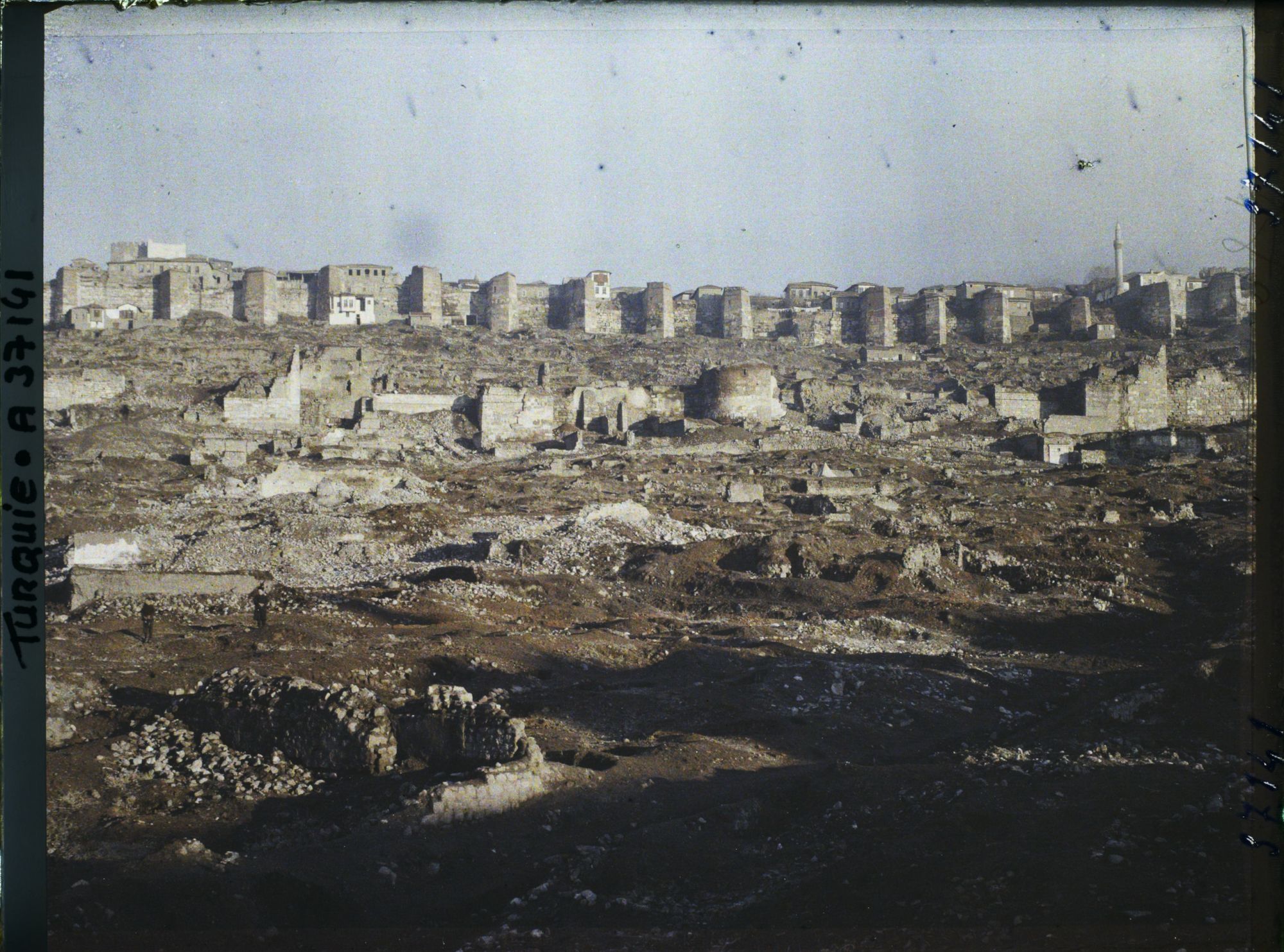 Image représentant Turquie, Angora, Coucher de Soleil sur les murailles Ouest