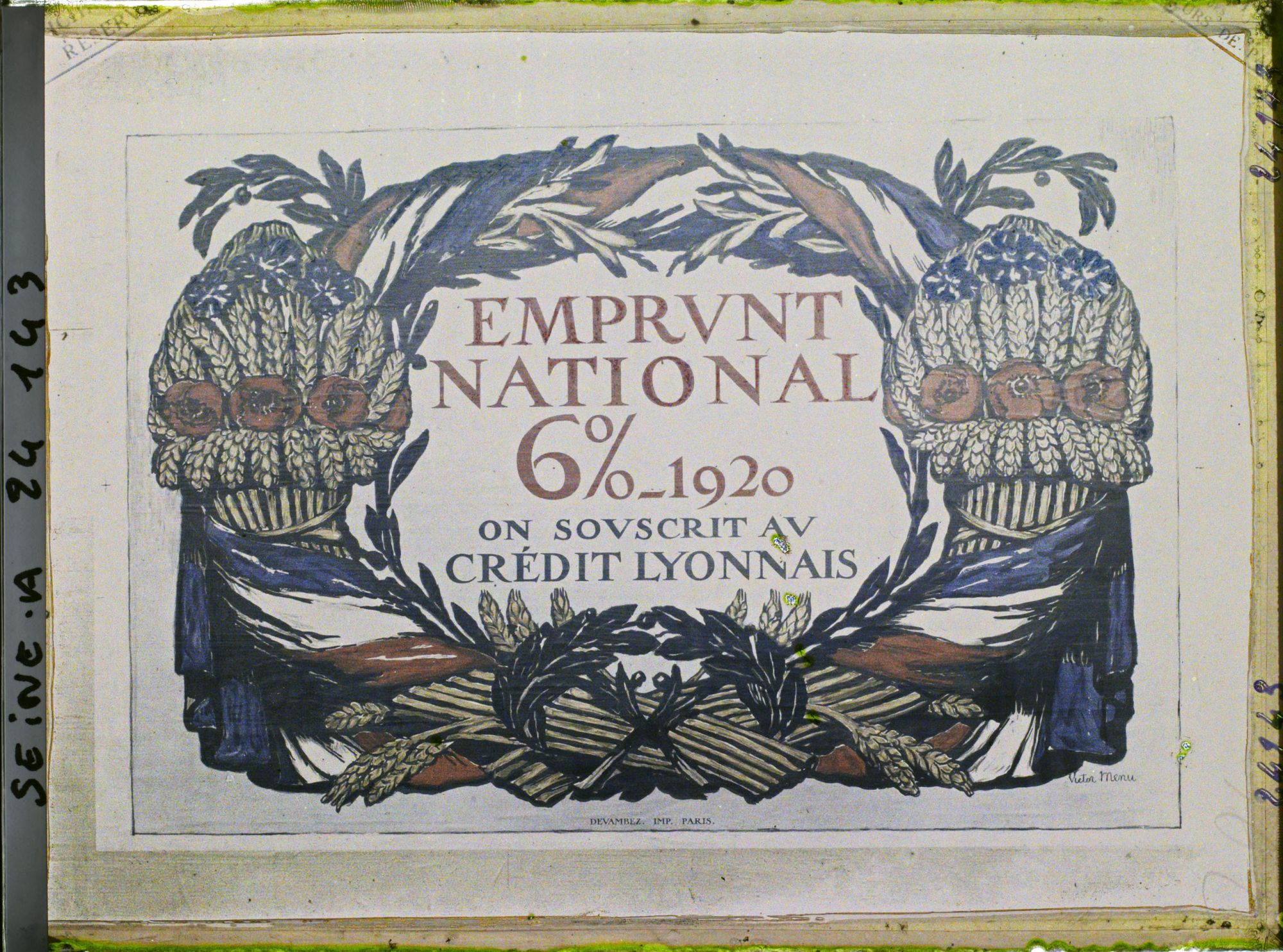 Image représentant Affiche de l'emprunt national de 1920, Crédit lyonnais