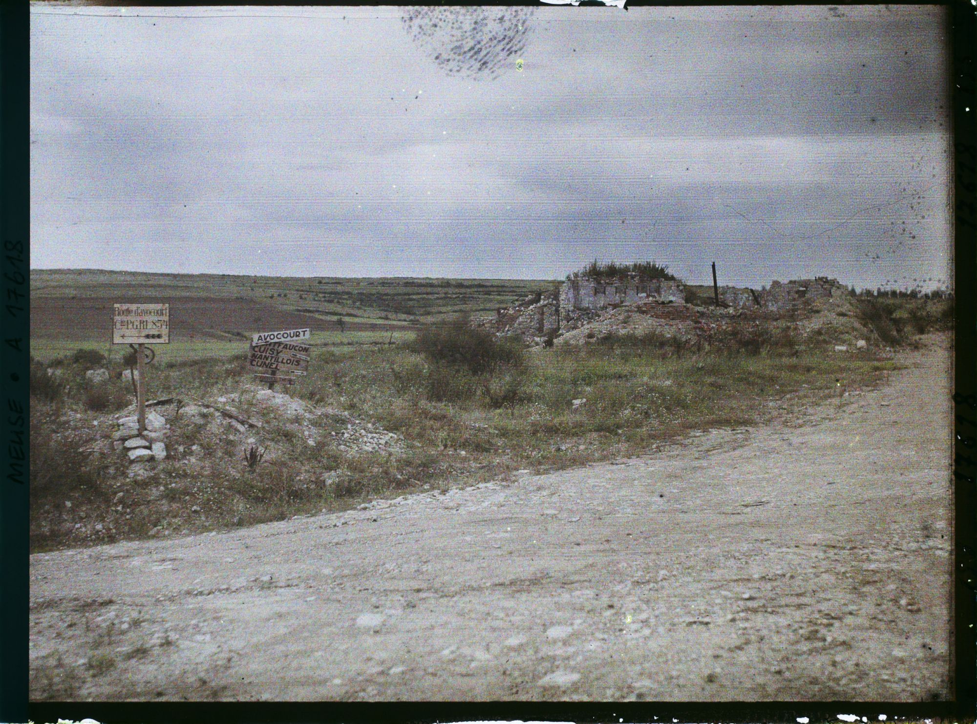 Image représentant France, Malancourt, Vue prise de la route d'Avocourt