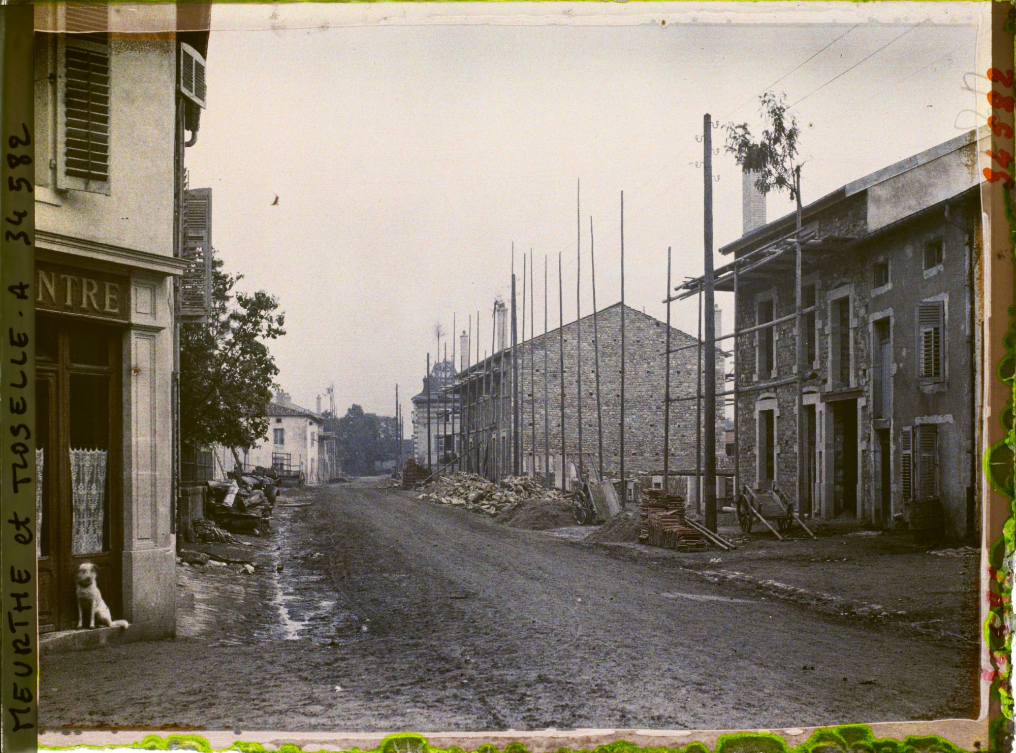 Image représentant France, Vandières, Reconstructions route Nationale