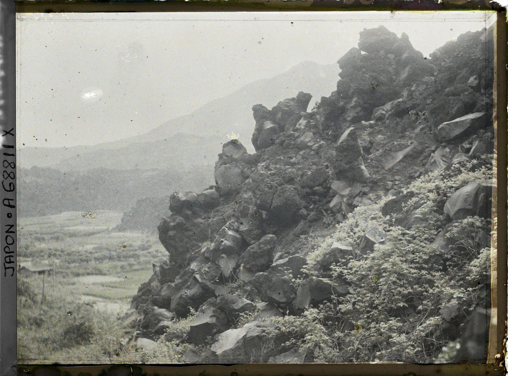 Image représentant Le volcan Sakurajima, agrégat de lave